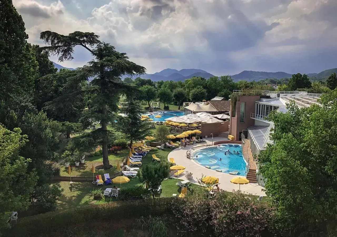 Bird's eye view, Pool View in Terme Preistoriche Resort & Spa