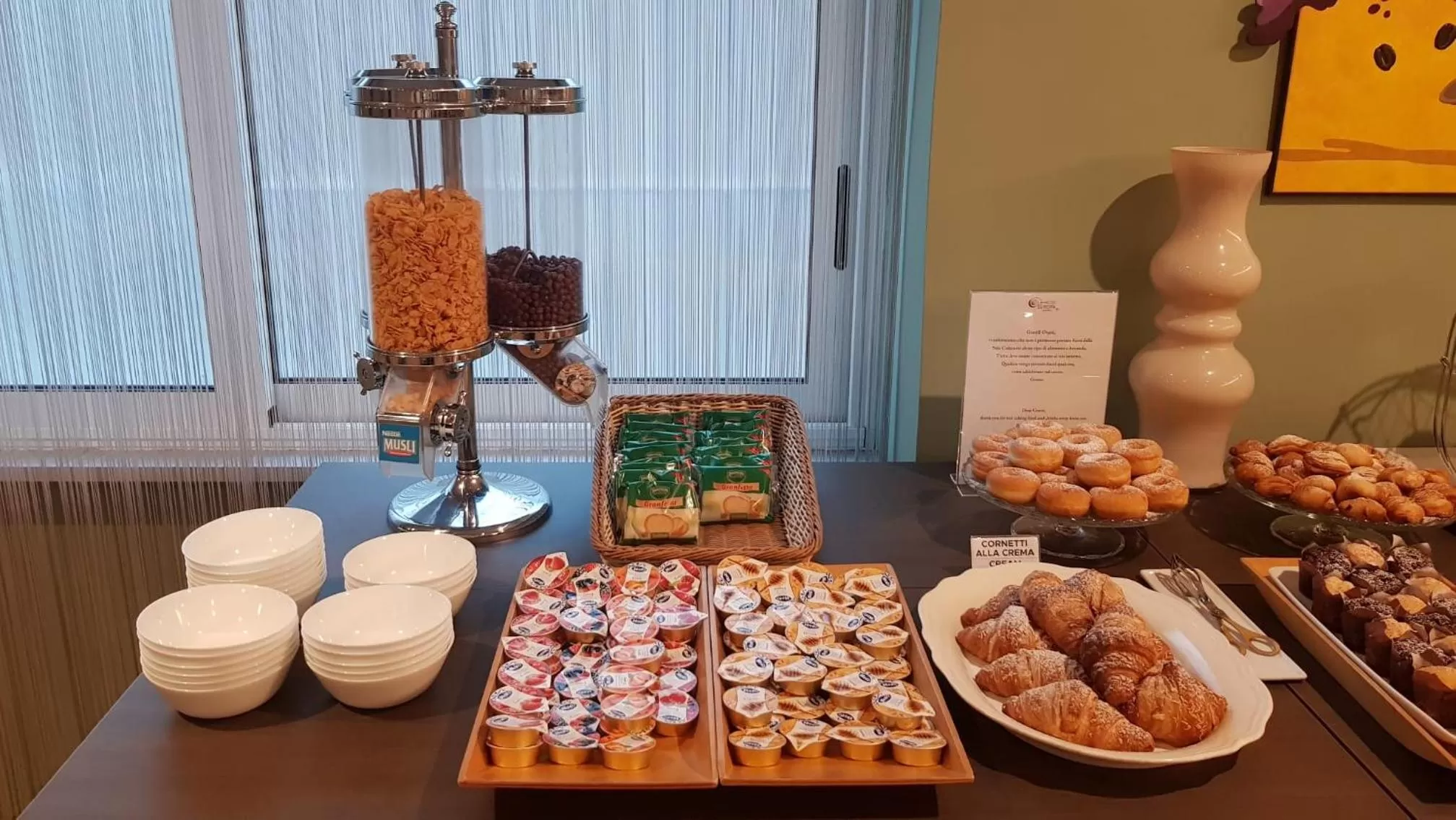 Food and drinks in Hotel Europa Art Caserta