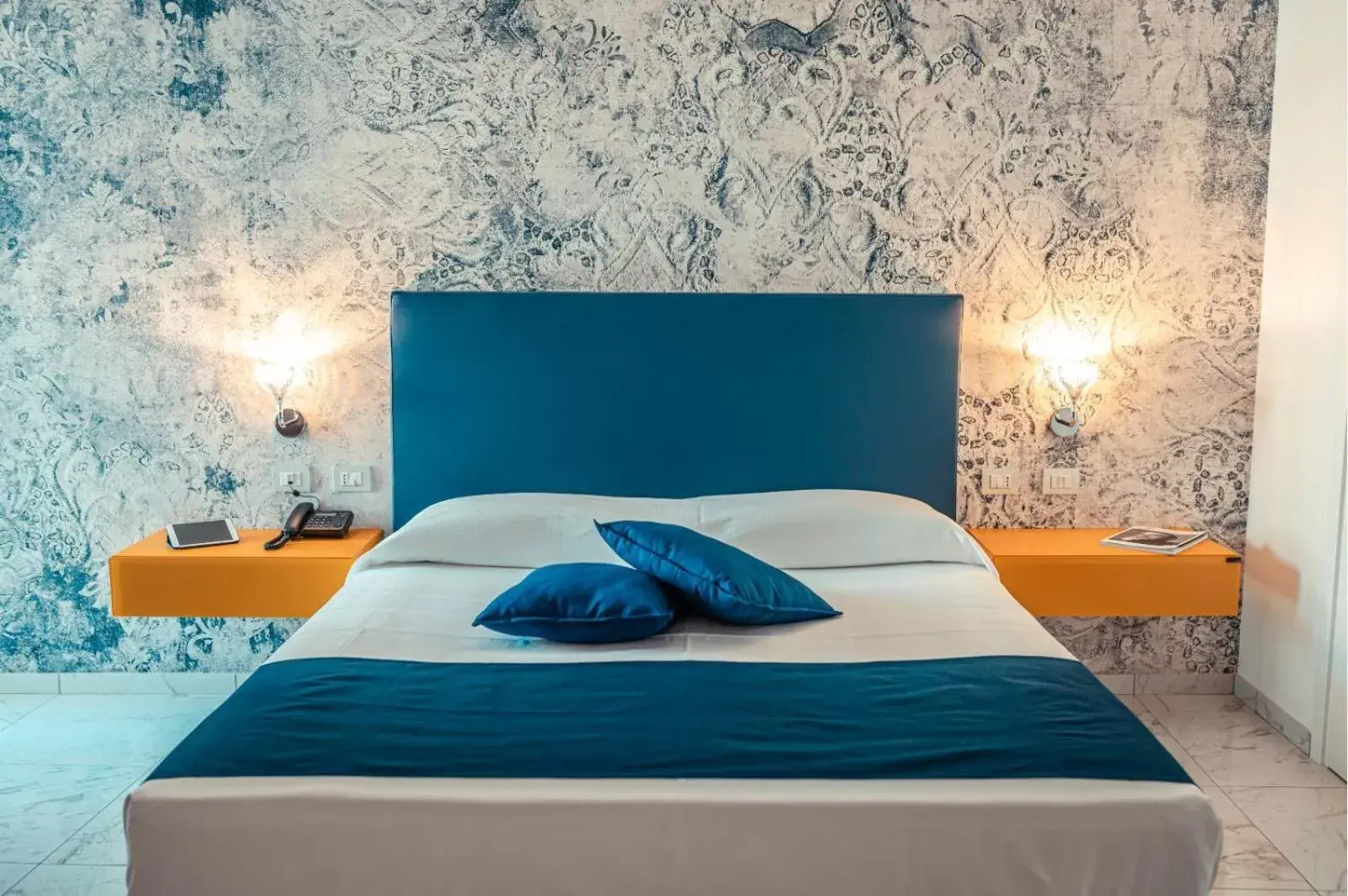 Bed in Nautilus Hotel