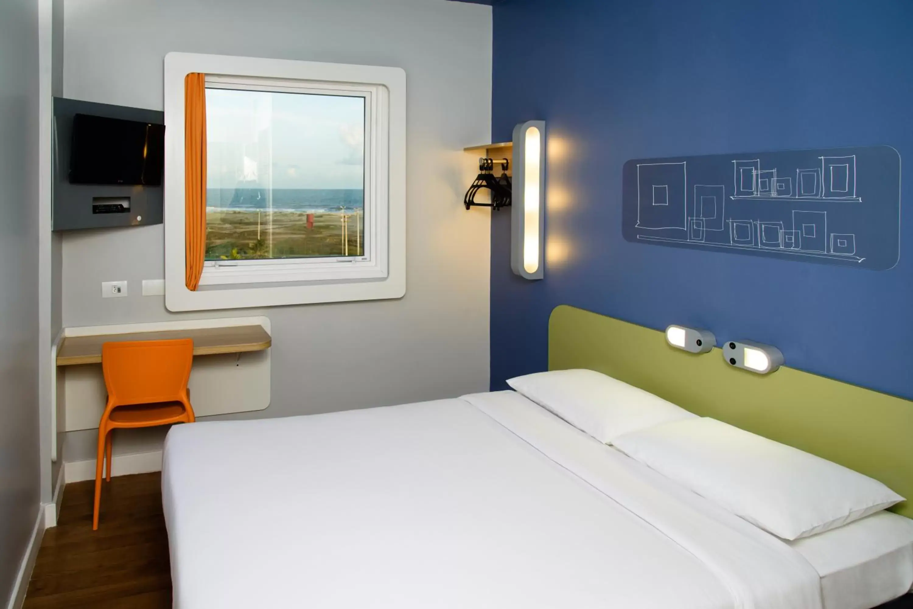 Bedroom, Bed in ibis budget Aracaju