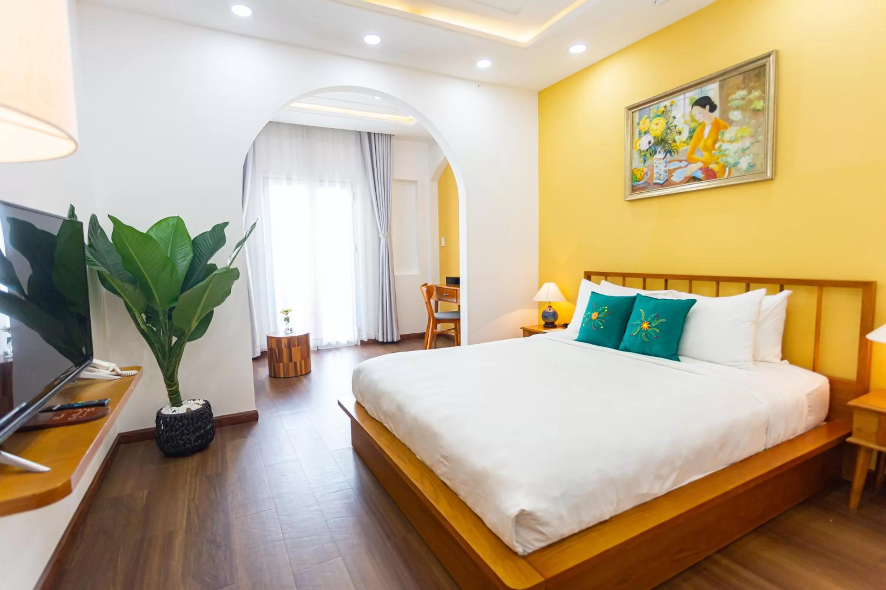 Bedroom, Bed in Chez Mimosa Local