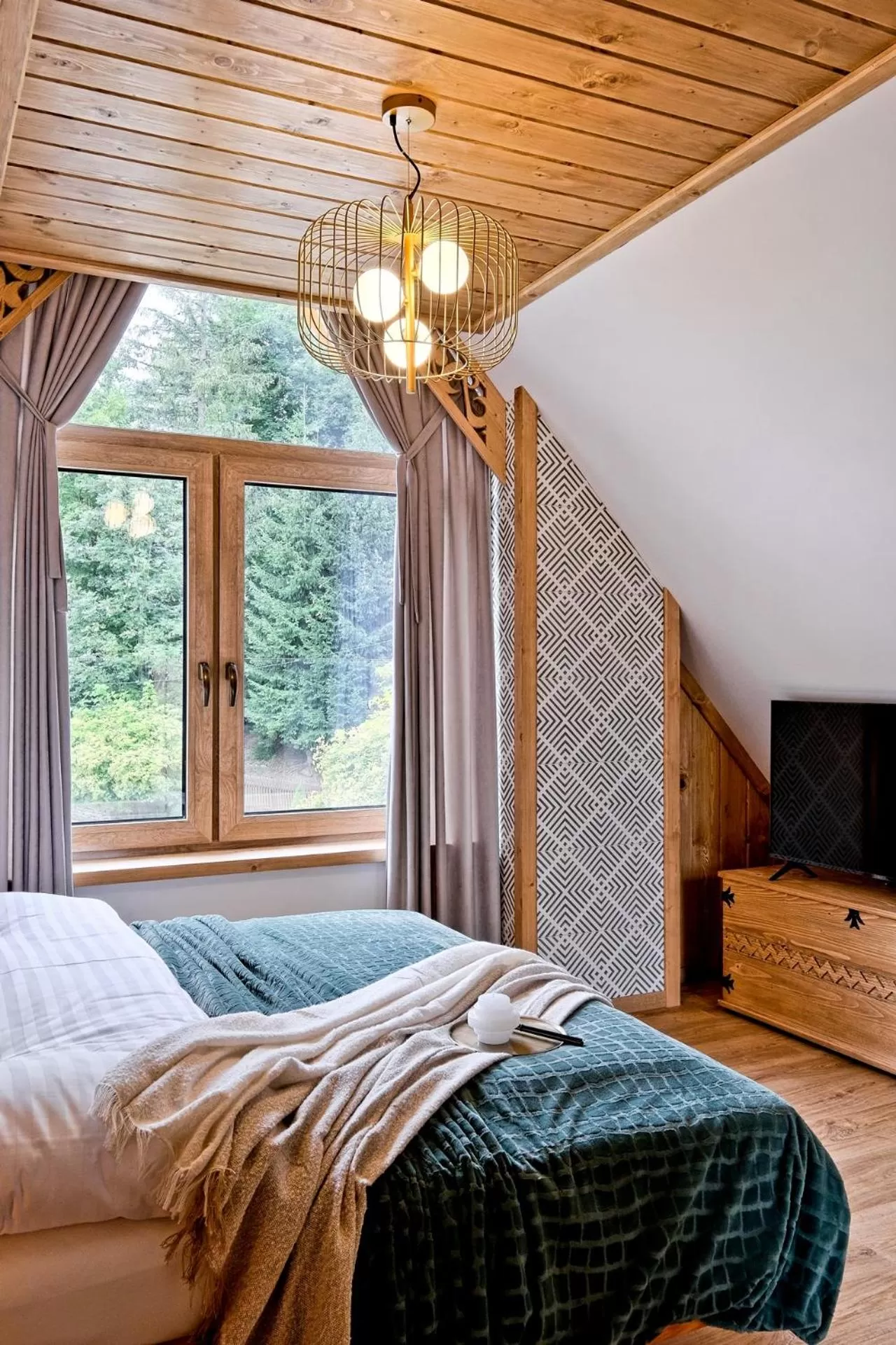 Bedroom, Bed in Rezydencja Górska Odkryj Zakopane