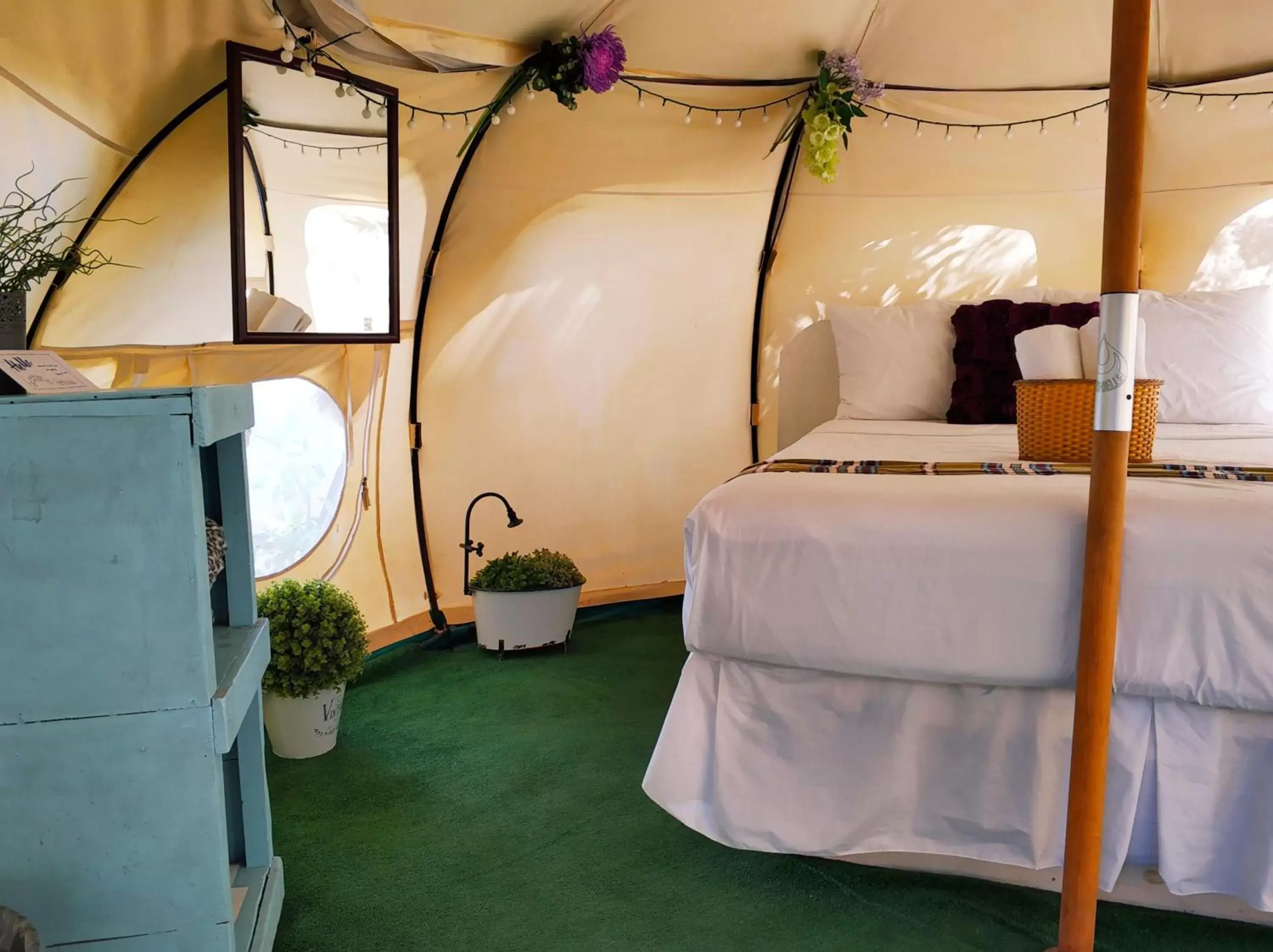 Bed in Harmony Glamping Boutique Hotel and Yoga