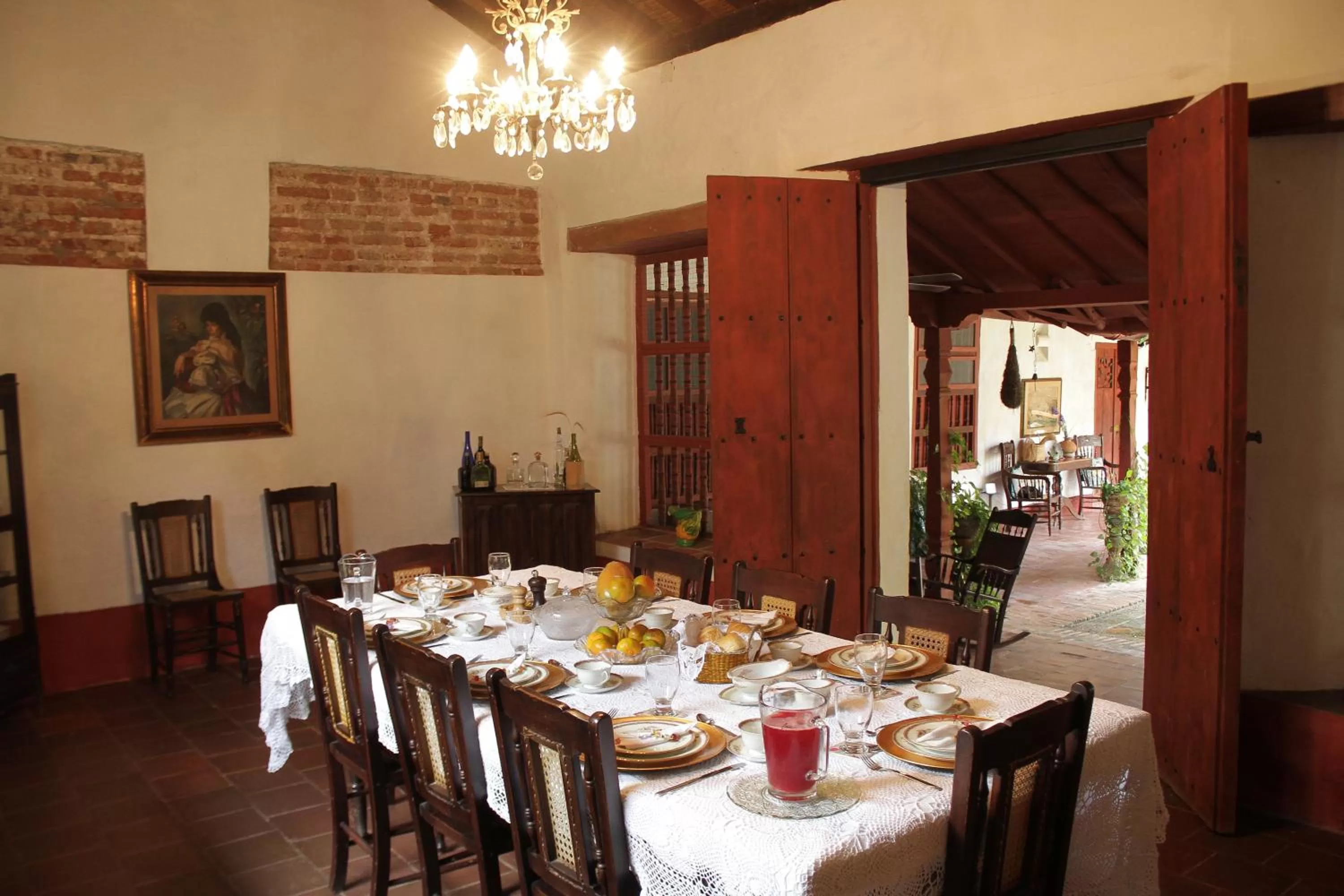 Dining area in CASA SINNING-año1637