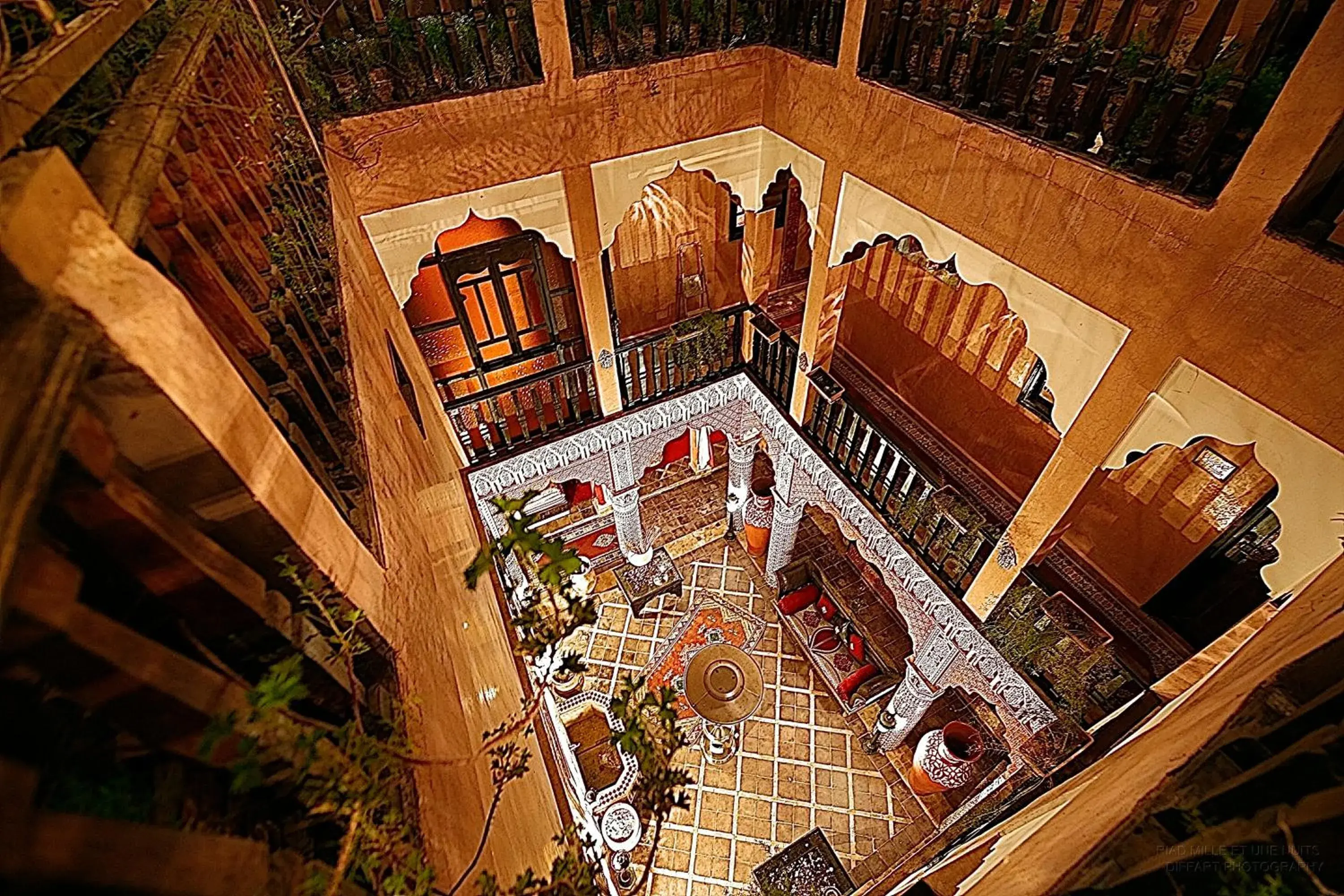 View (from property/room), Bird's-eye View in Riad Mille Et Une Nuits