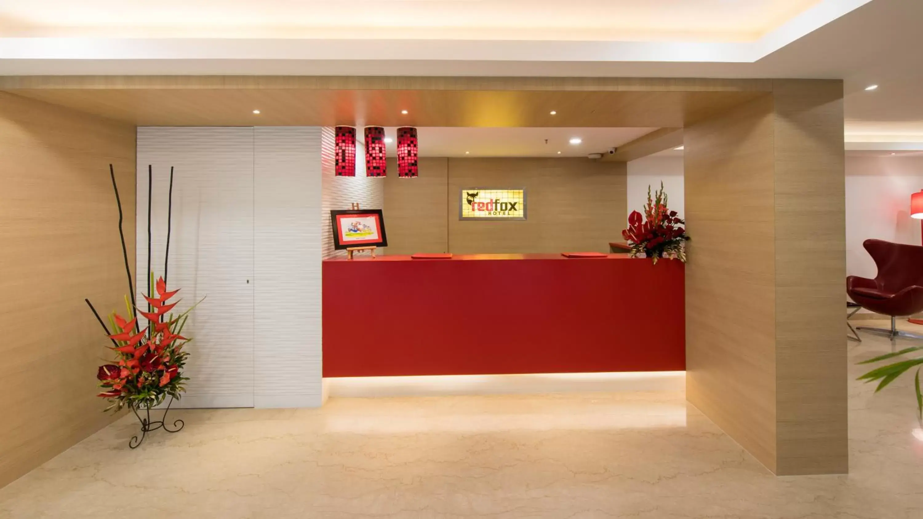 Lobby or reception in Red Fox by Lemon Tree Hotels, Tiruchirappalli Trichy Lobby or reception in Red Fox by Lemon Tree Hotels, Tiruchirappalli Trichy