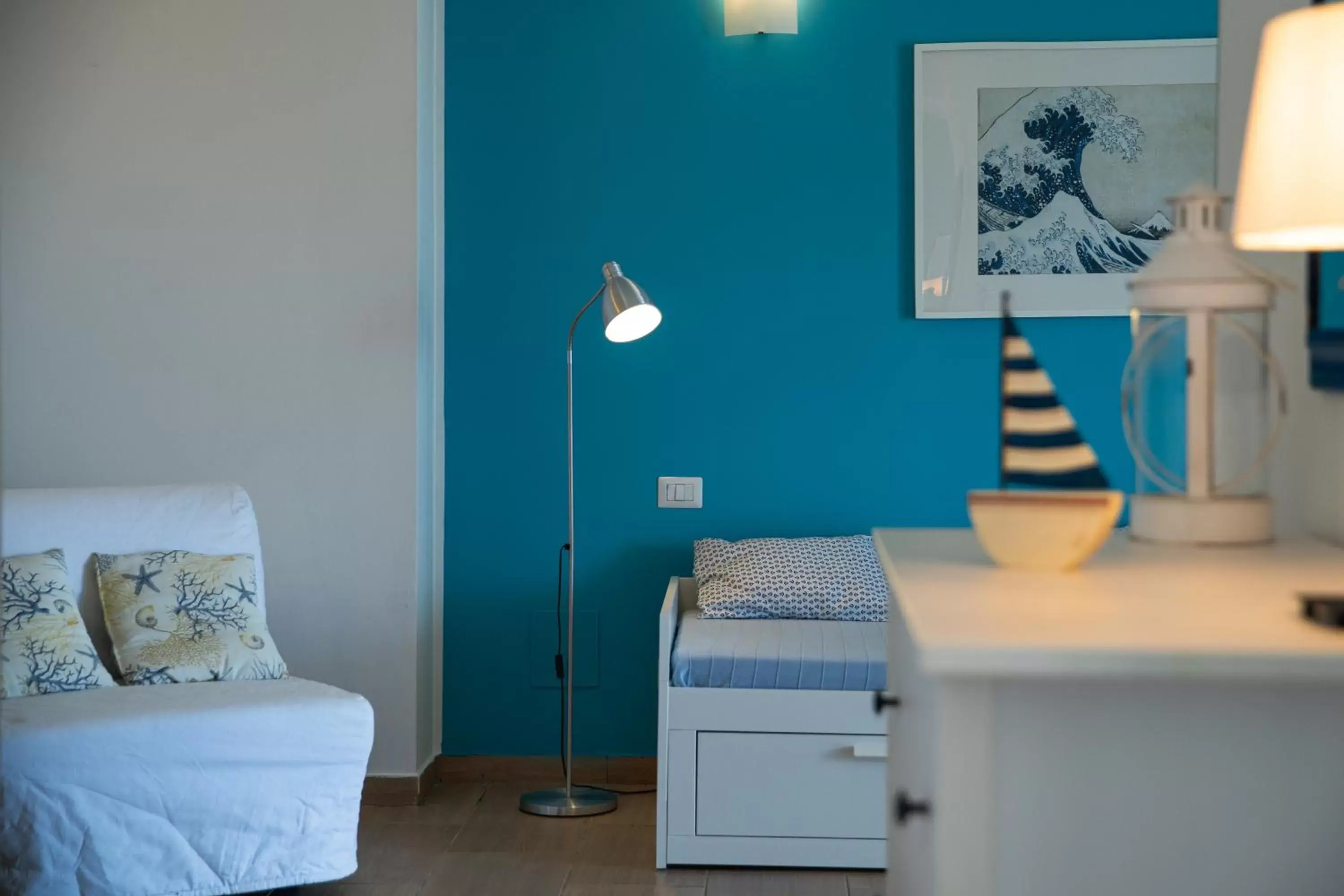 Living room, Bathroom in Casa Azul