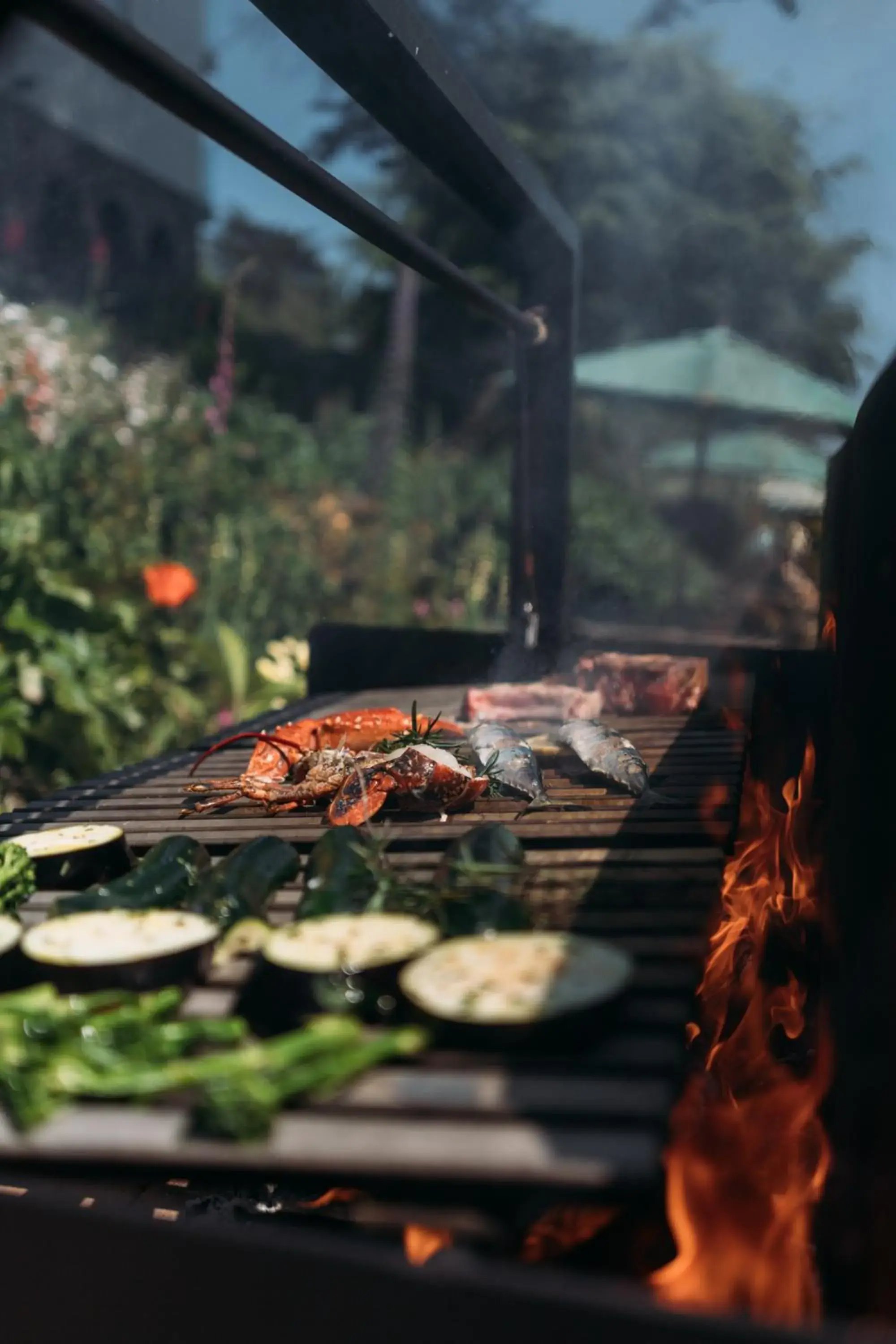 BBQ facilities in Hotel Meudon