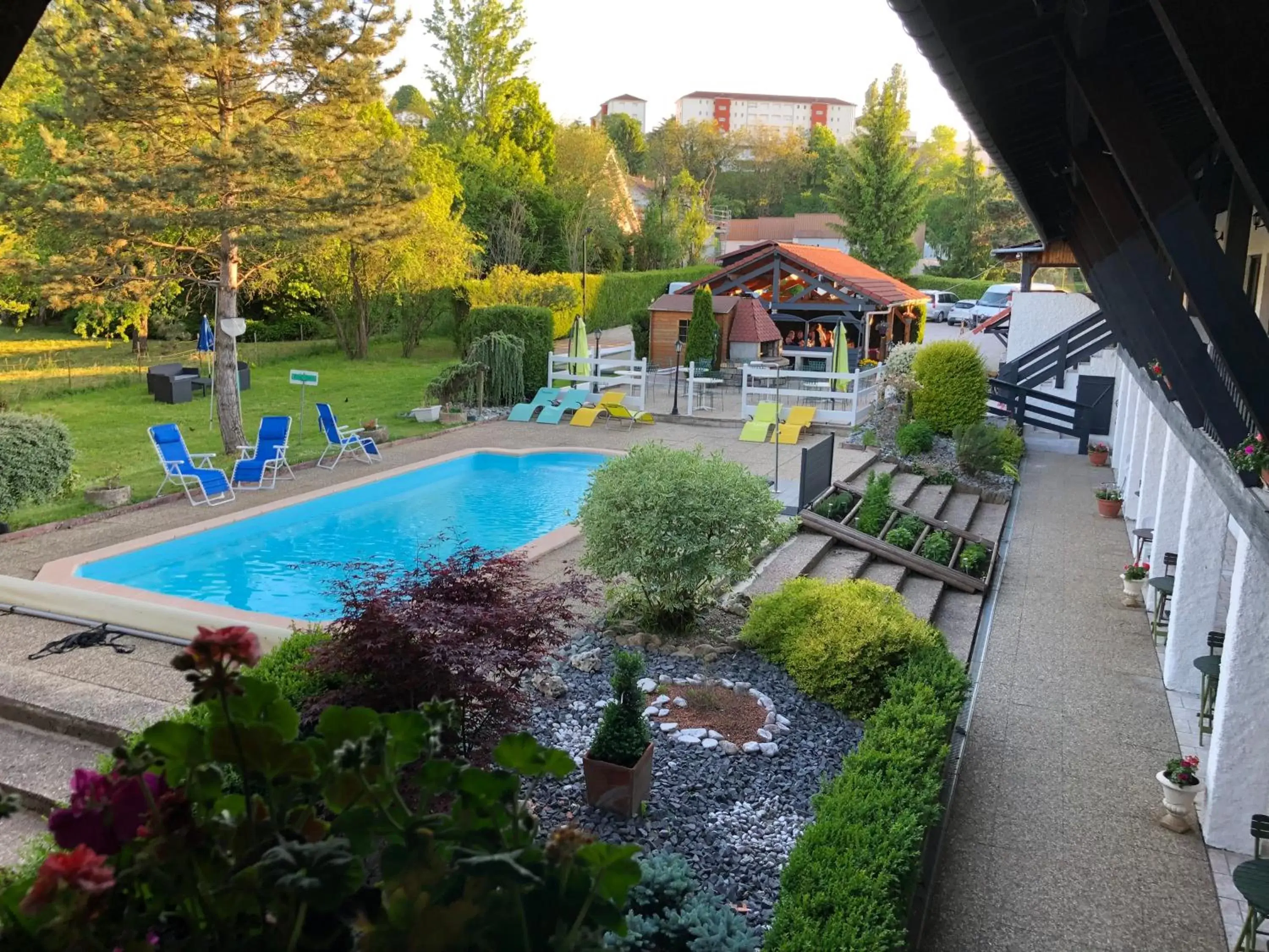 Swimming pool, Pool View in La Vieille Ferme