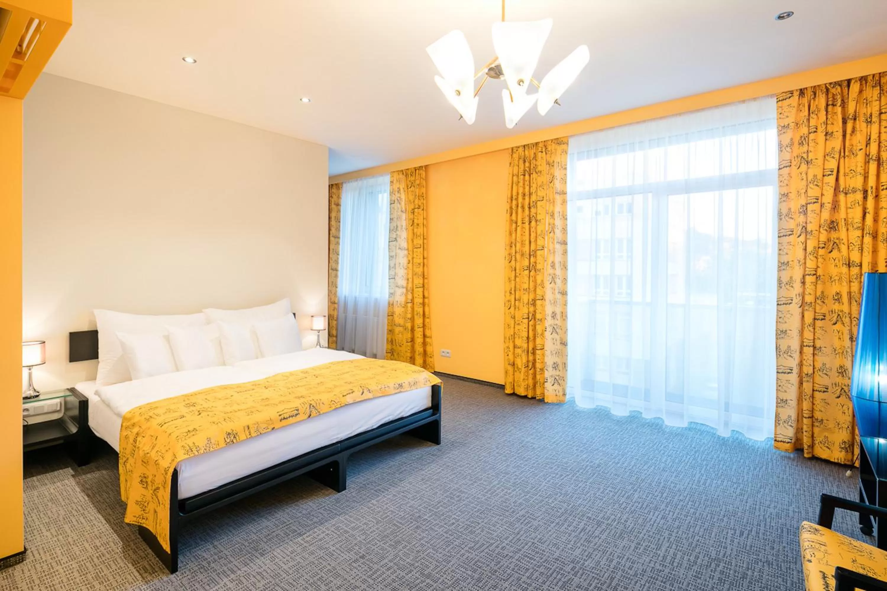 Bed in Pytloun Grand Hotel Imperial