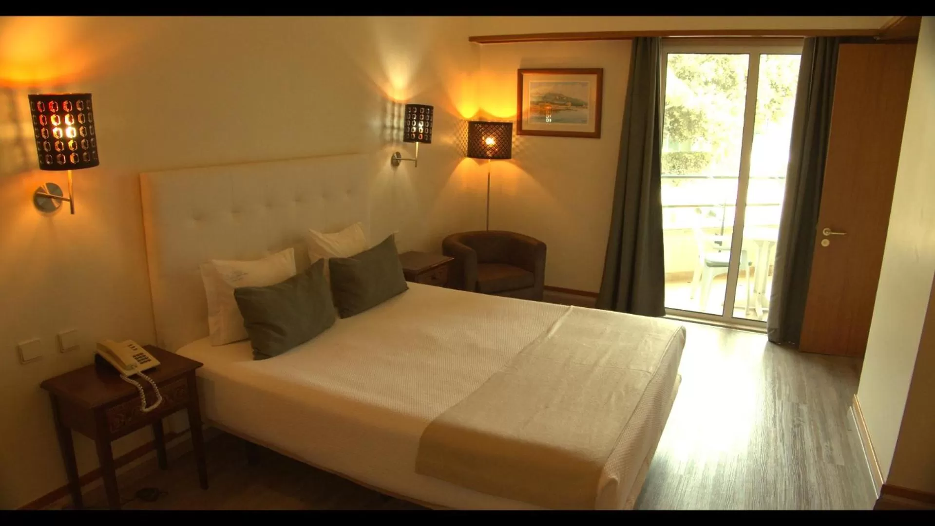 Bed in Hotel Solar Palmeiras