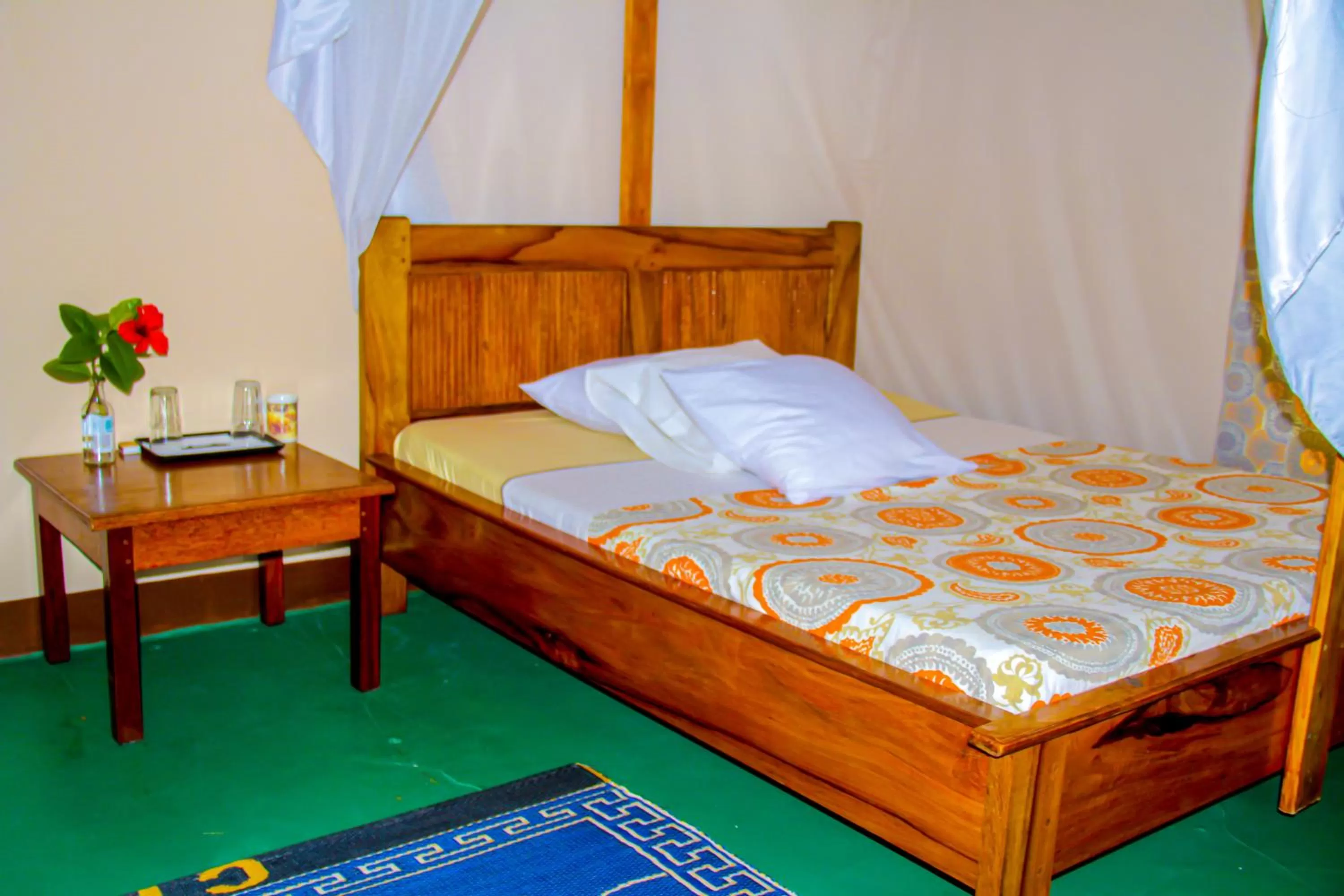 Bedroom, Bed in Mikoko Beach & Cottages