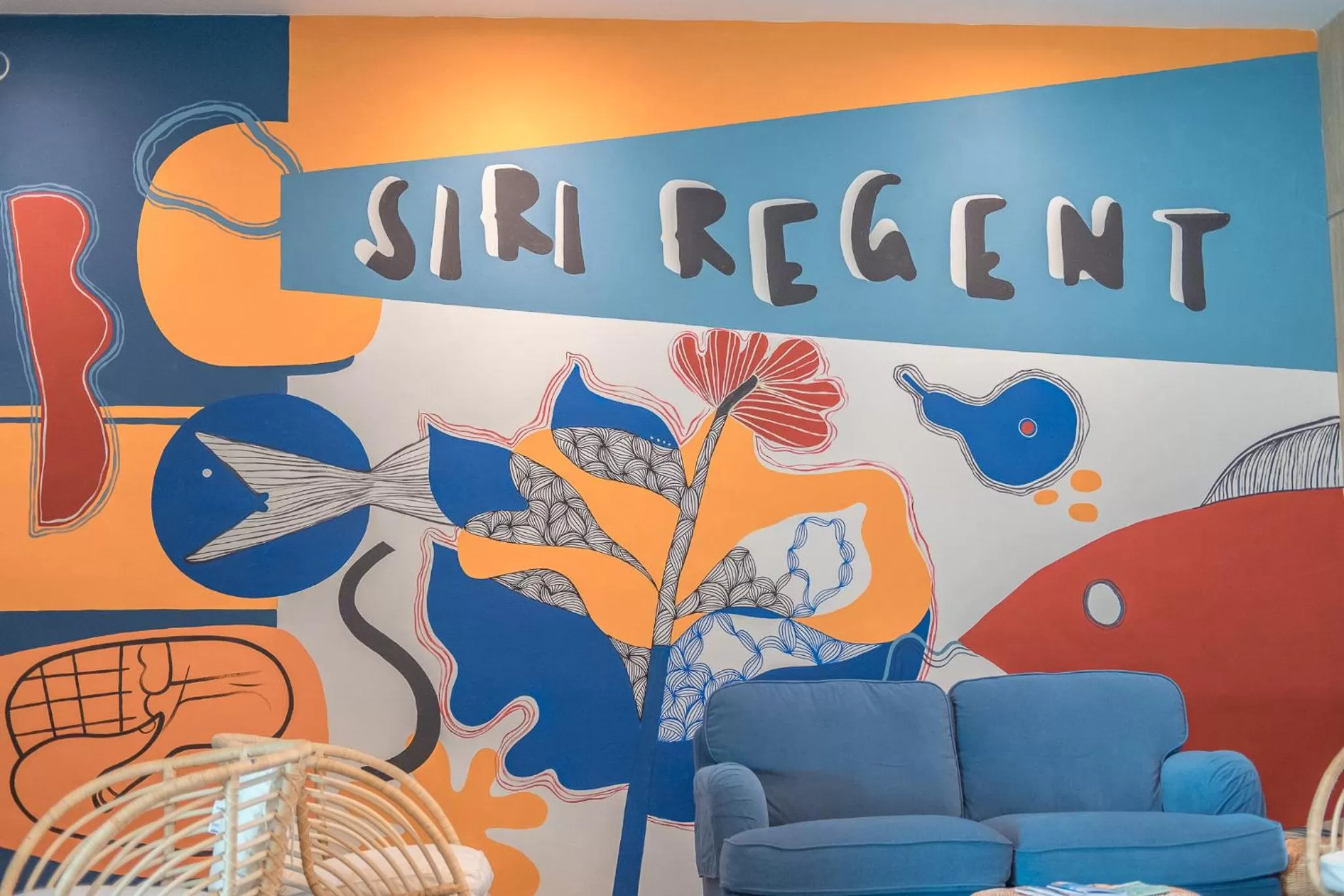 Living room in Siri regent Hotel