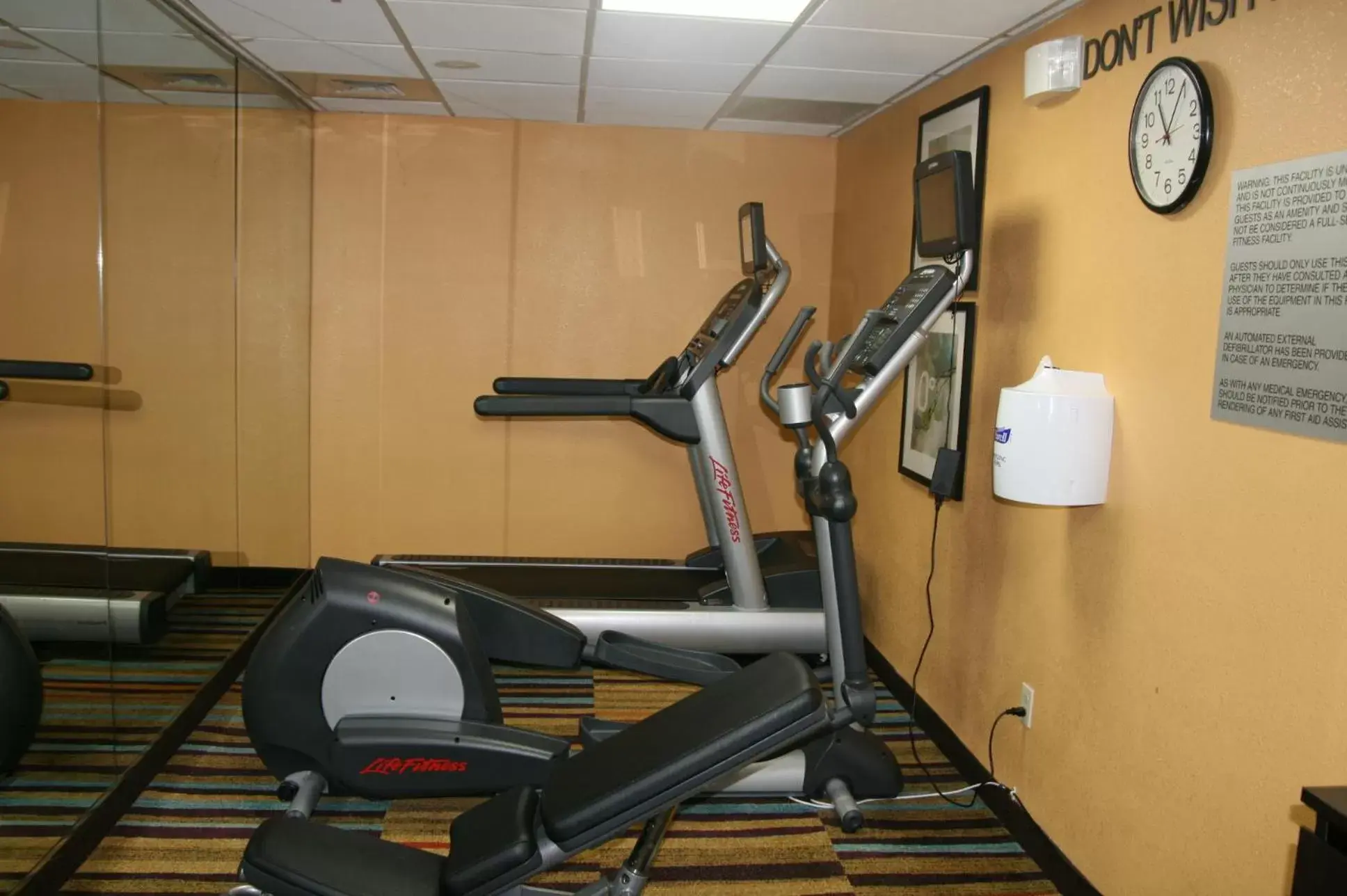 Fitness centre/facilities in Okatie Hilton Head Hotel Fitness centre/facilities in Okatie Hilton Head Hotel