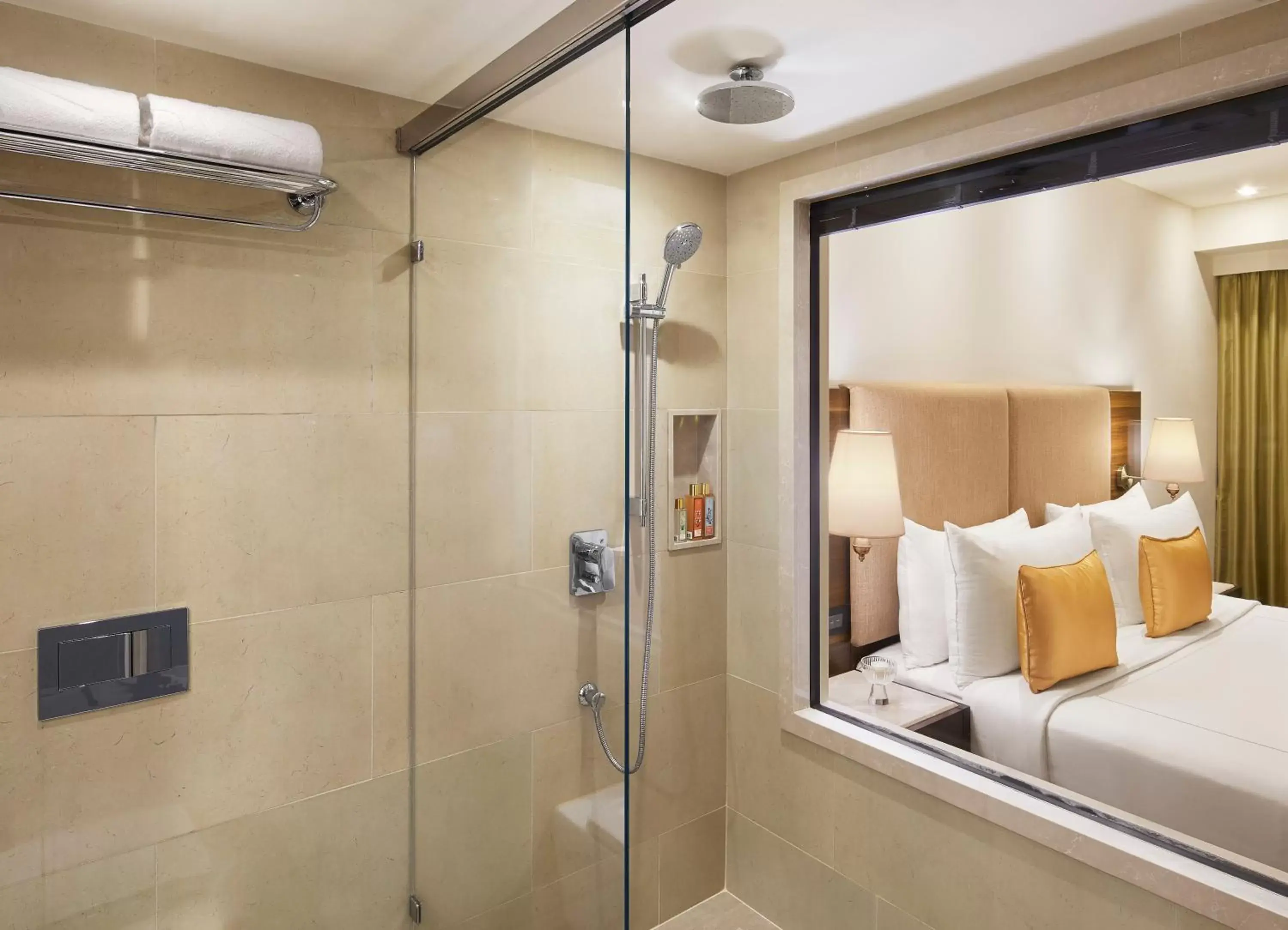 Bathroom, Bed in President - IHCL SeleQtions Bathroom, Bed in President - IHCL SeleQtions