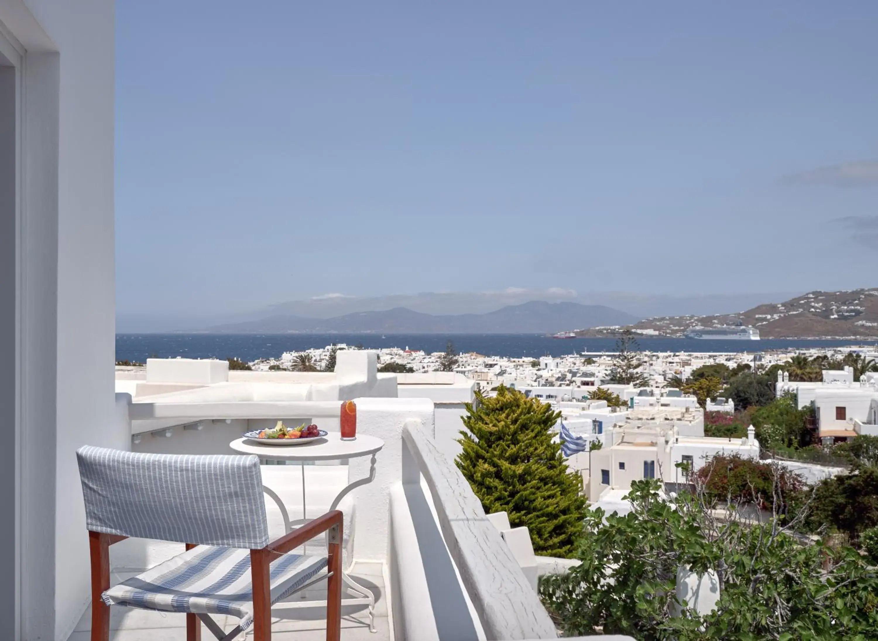 Balcony/Terrace in Belvedere Mykonos - Main Hotel