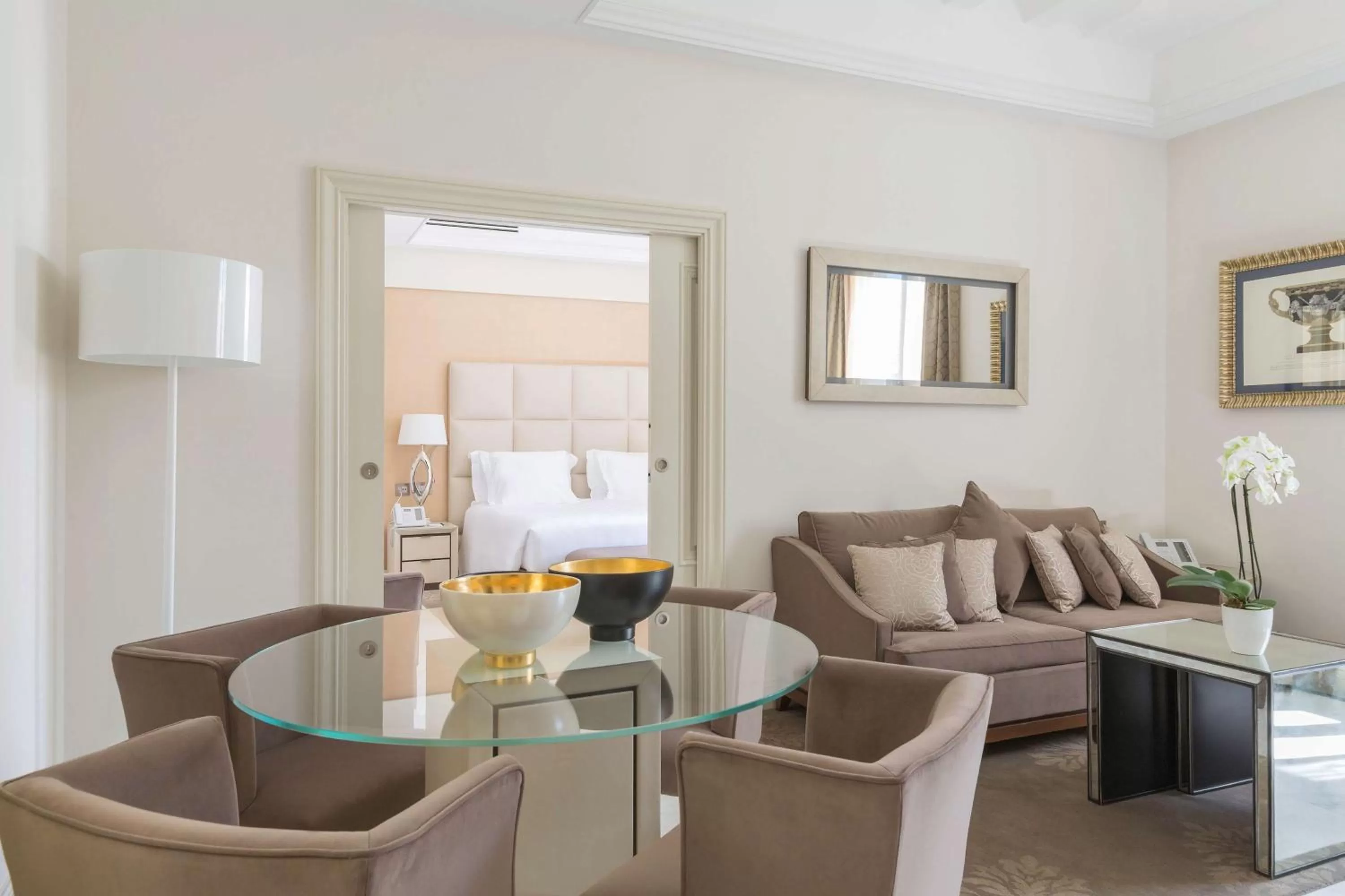 Living room in Aleph Rome Hotel, Curio Collection By Hilton