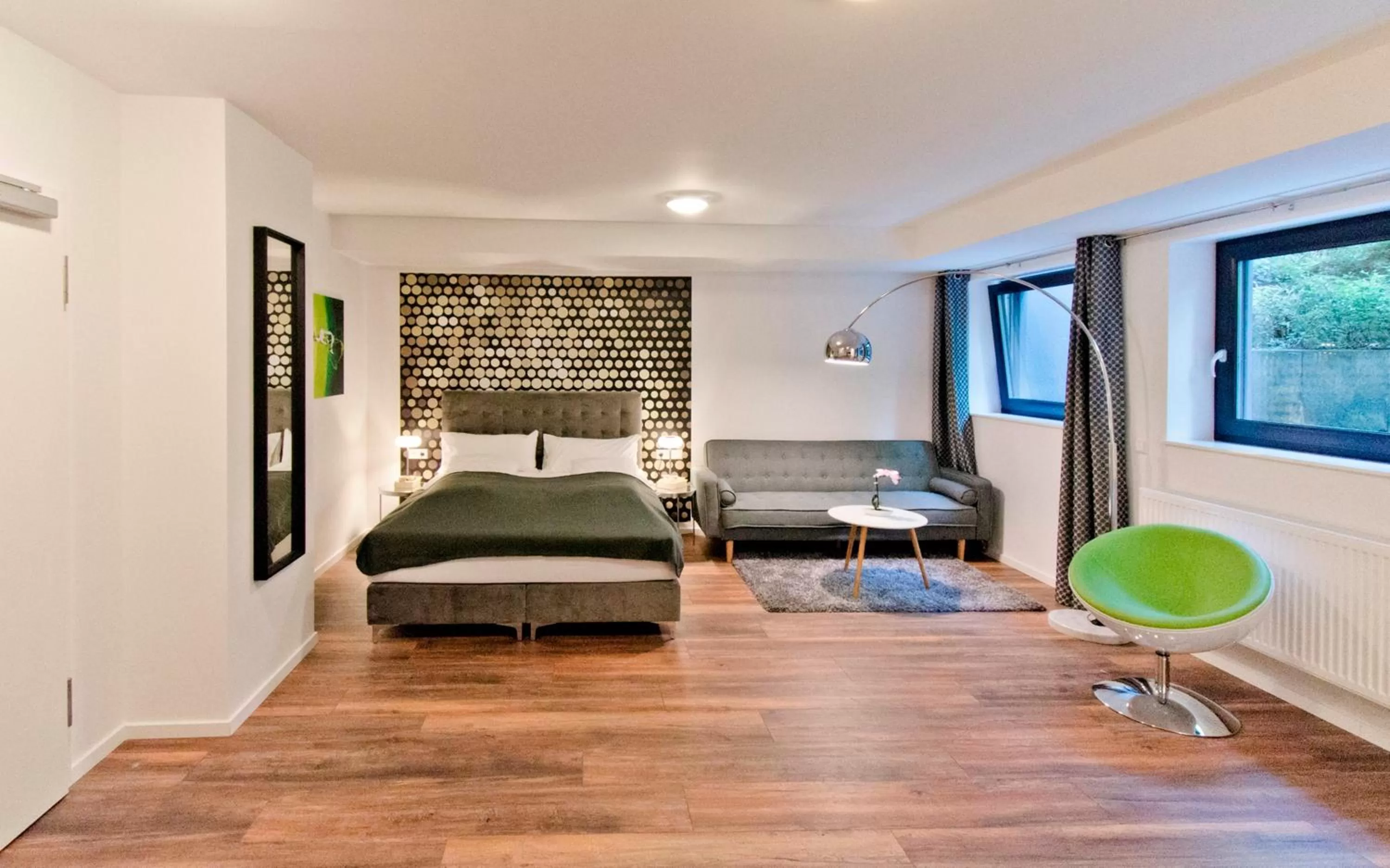 Bed in Eco Smart Apartments Nürnberg Süd