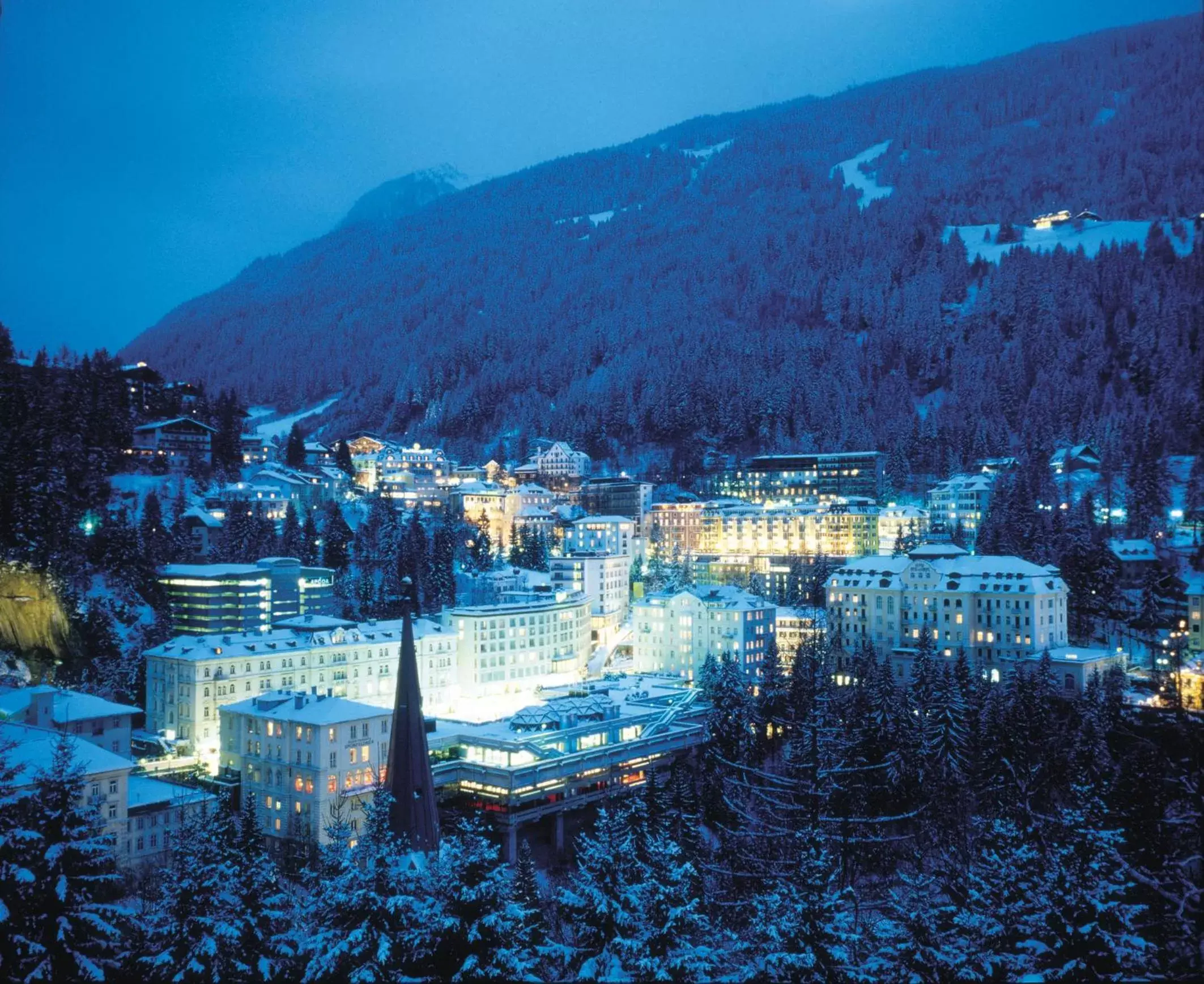 Natural landscape, Bird's-eye View in Thermal Resort Hotel Elisabethpark