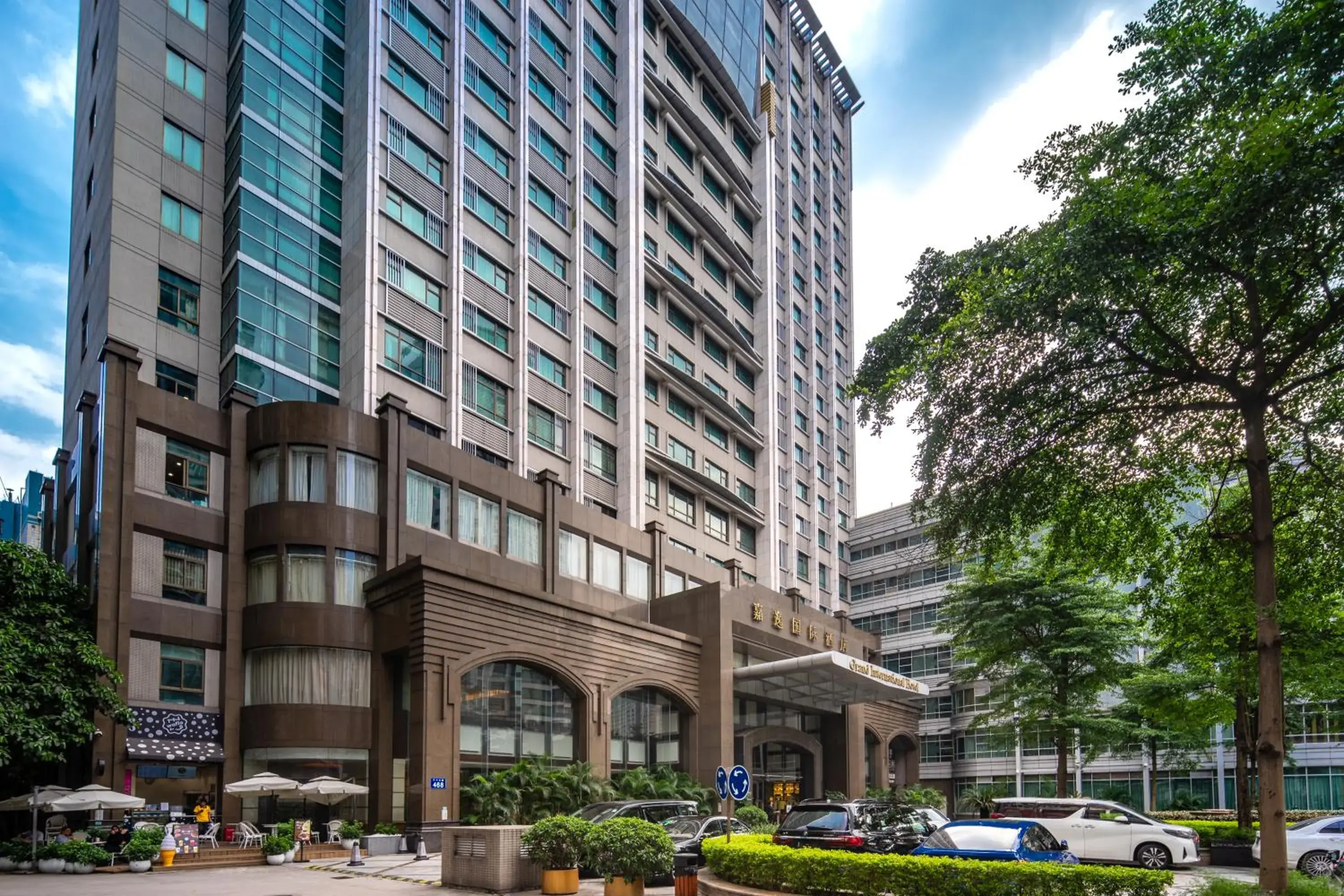 Facade/entrance, Property Building in Grand International Hotel