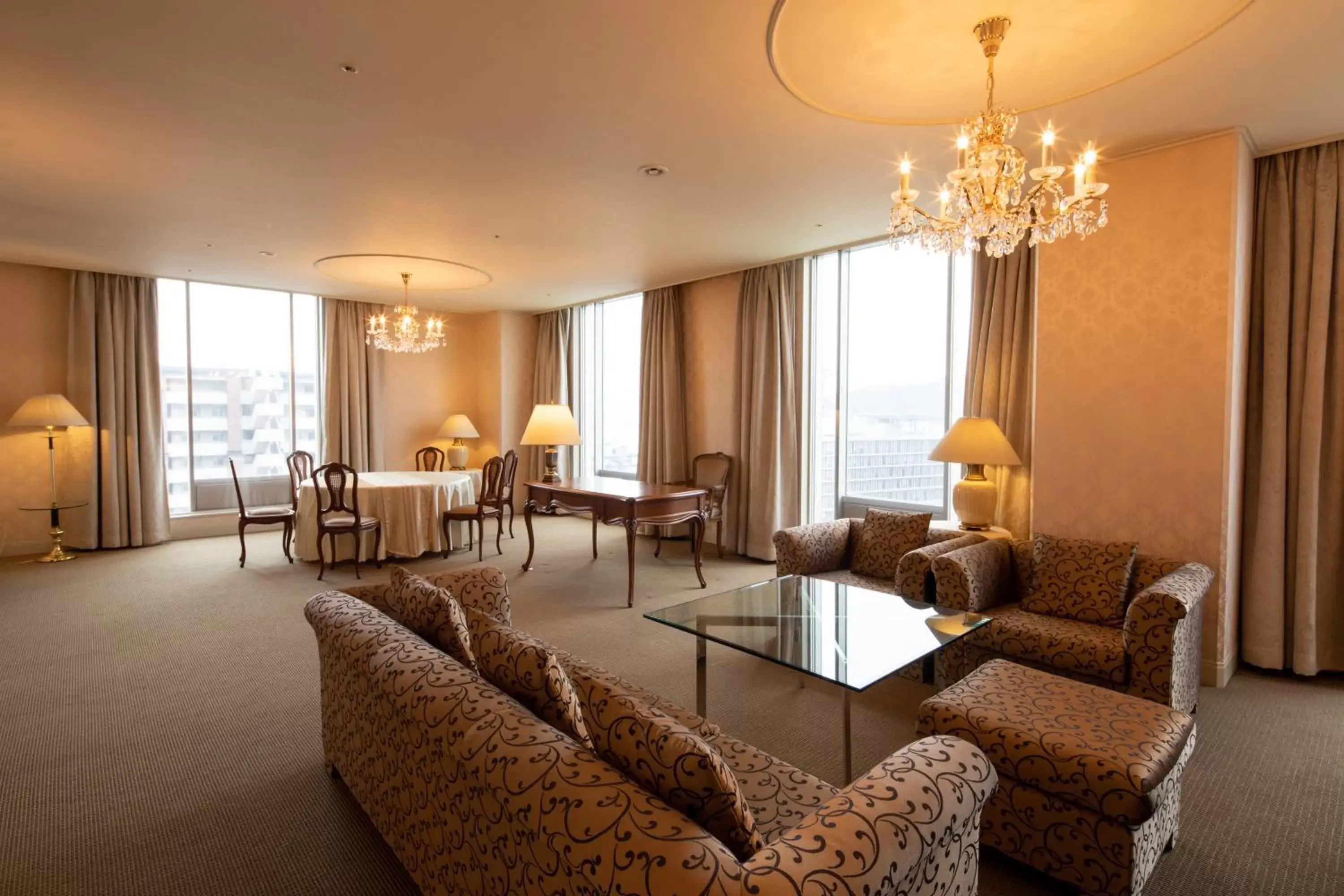 Living room, Seating Area in Hotel New Nagasaki