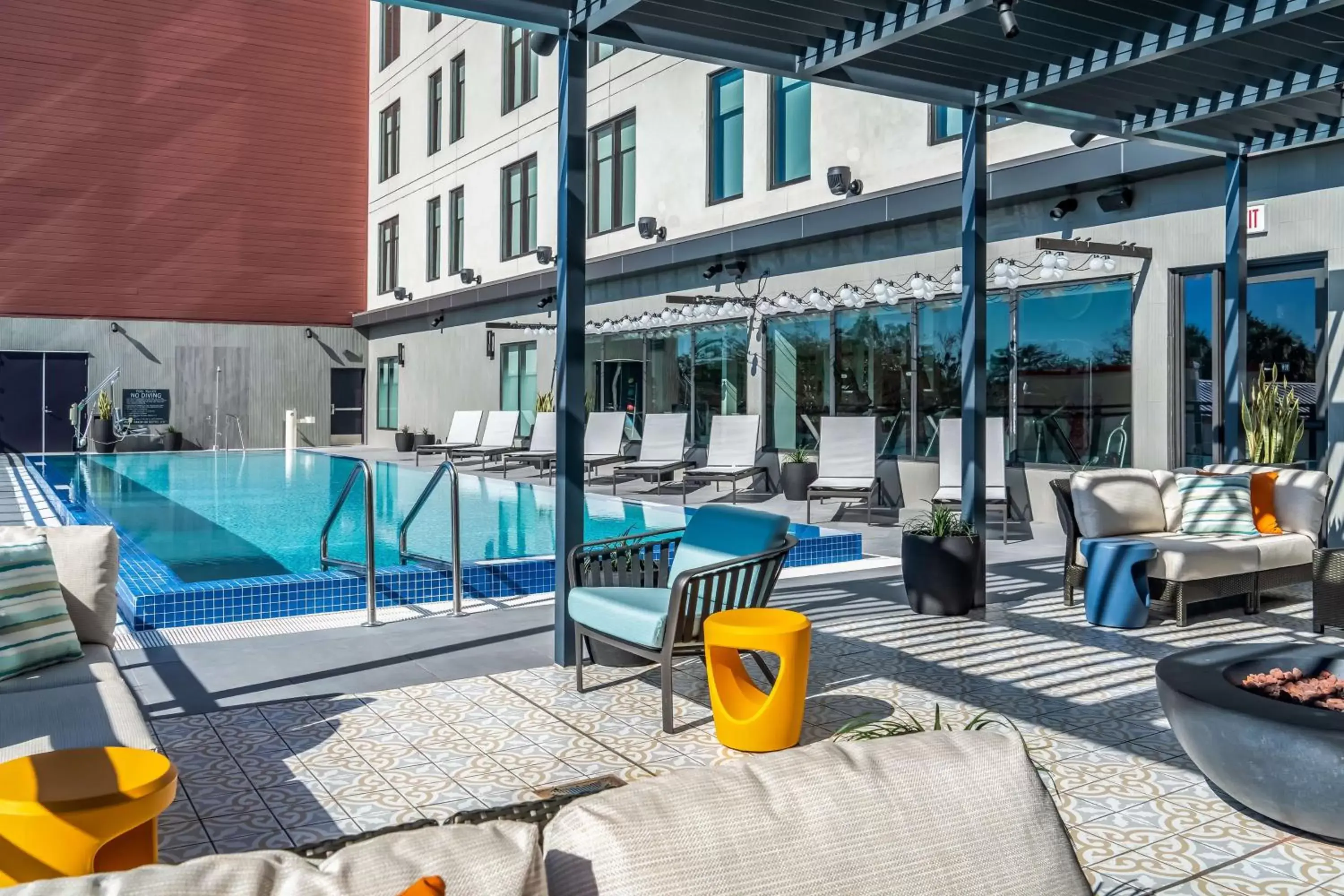 Swimming pool in Hyatt Place Gainesville Downtown Swimming pool in Hyatt Place Gainesville Downtown