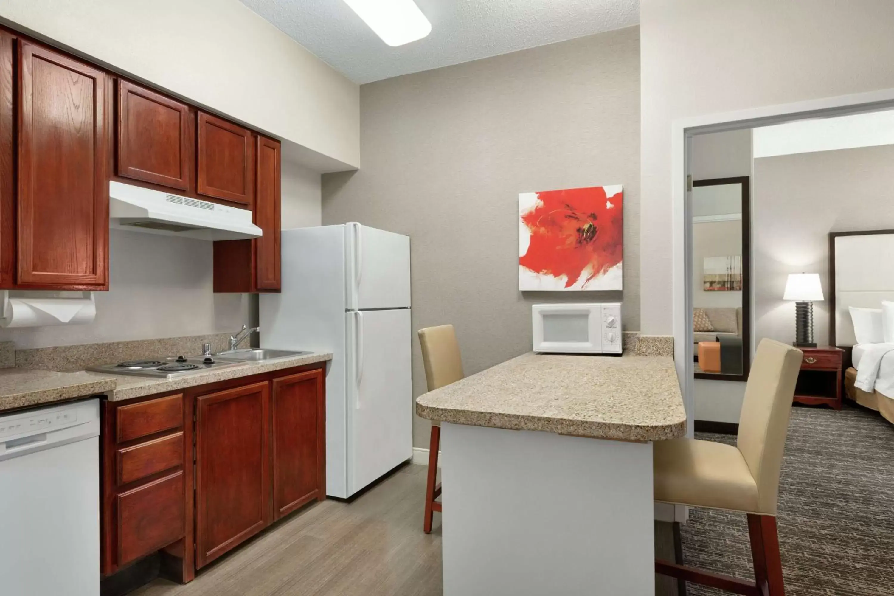 Kitchen or kitchenette, Kitchen/Kitchenette in Homewood Suites by Hilton Dallas-Arlington