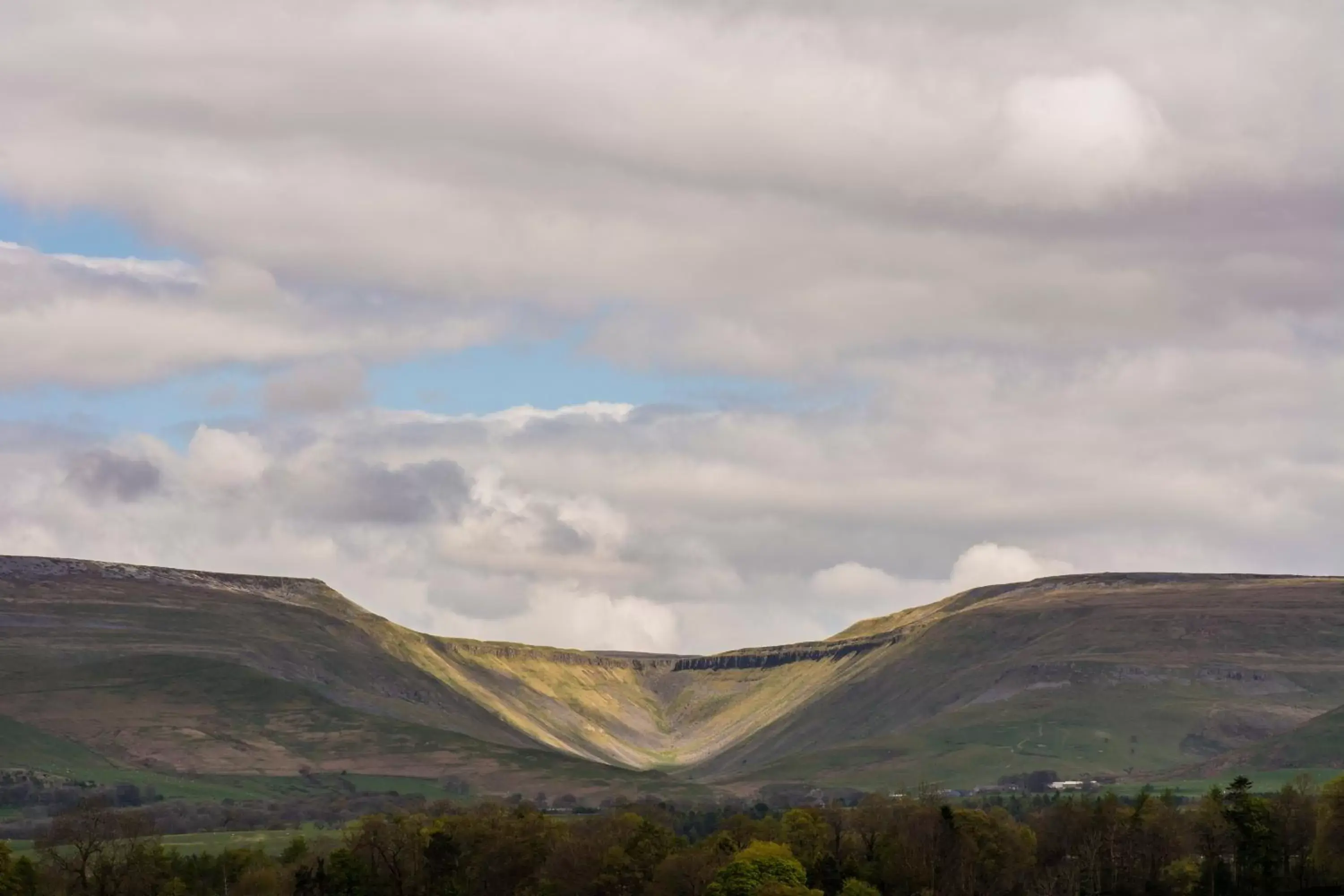 Garden view, Mountain View in Appleby Castle