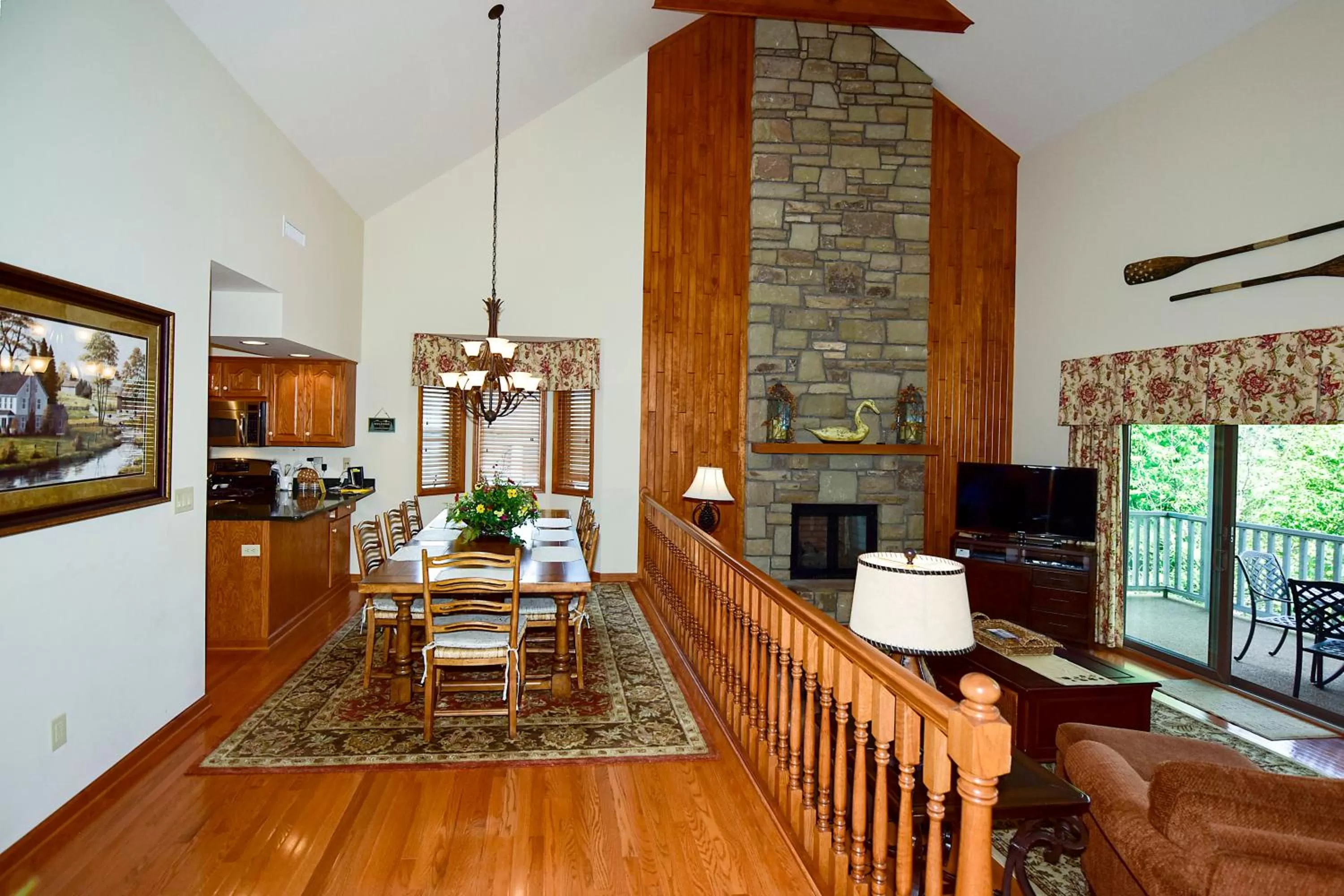Living room in Chetola Resort Condominiums