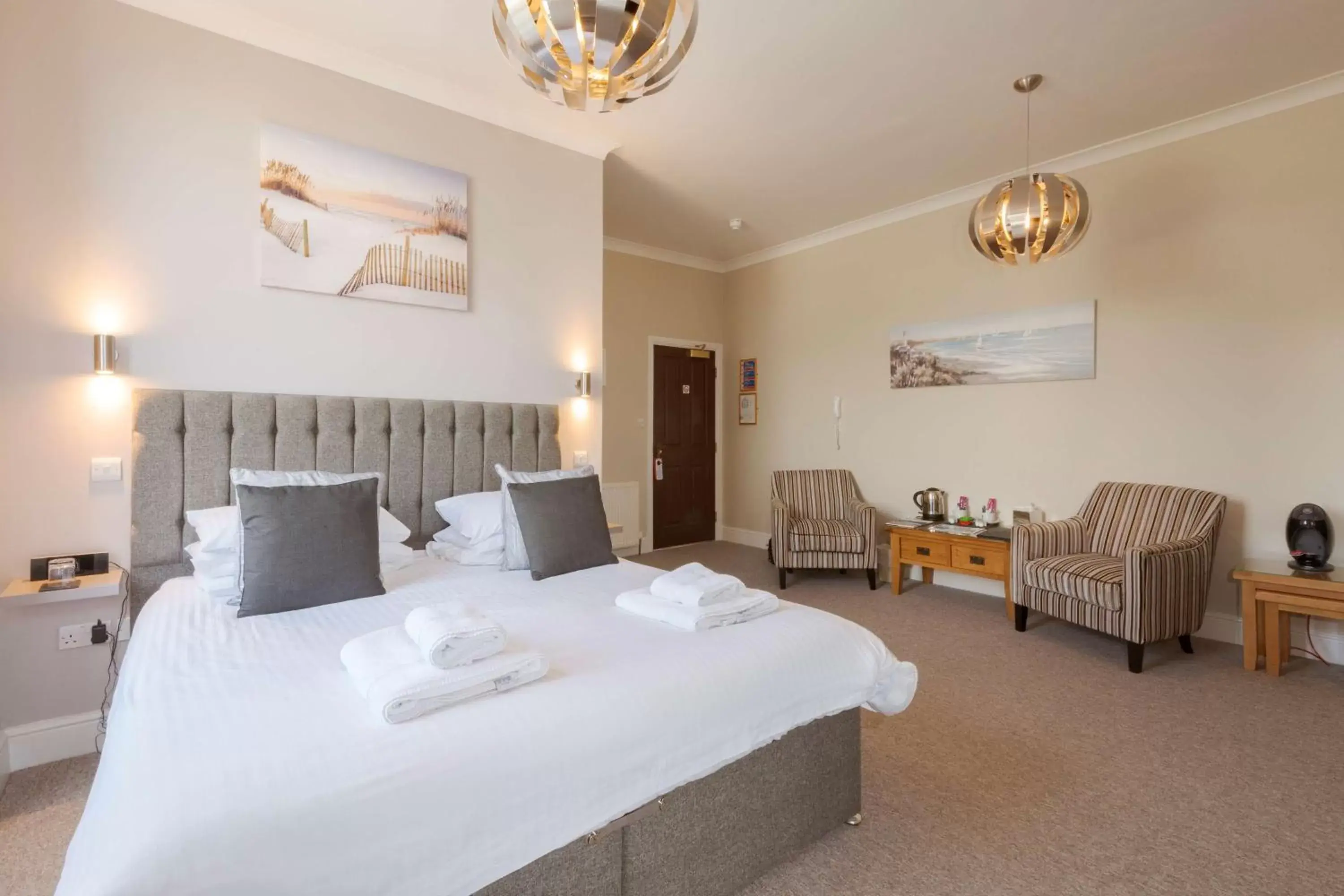 Photo of the whole room, Bed in Sure Hotel Collection by Best Western Porth Veor Manor Hotel