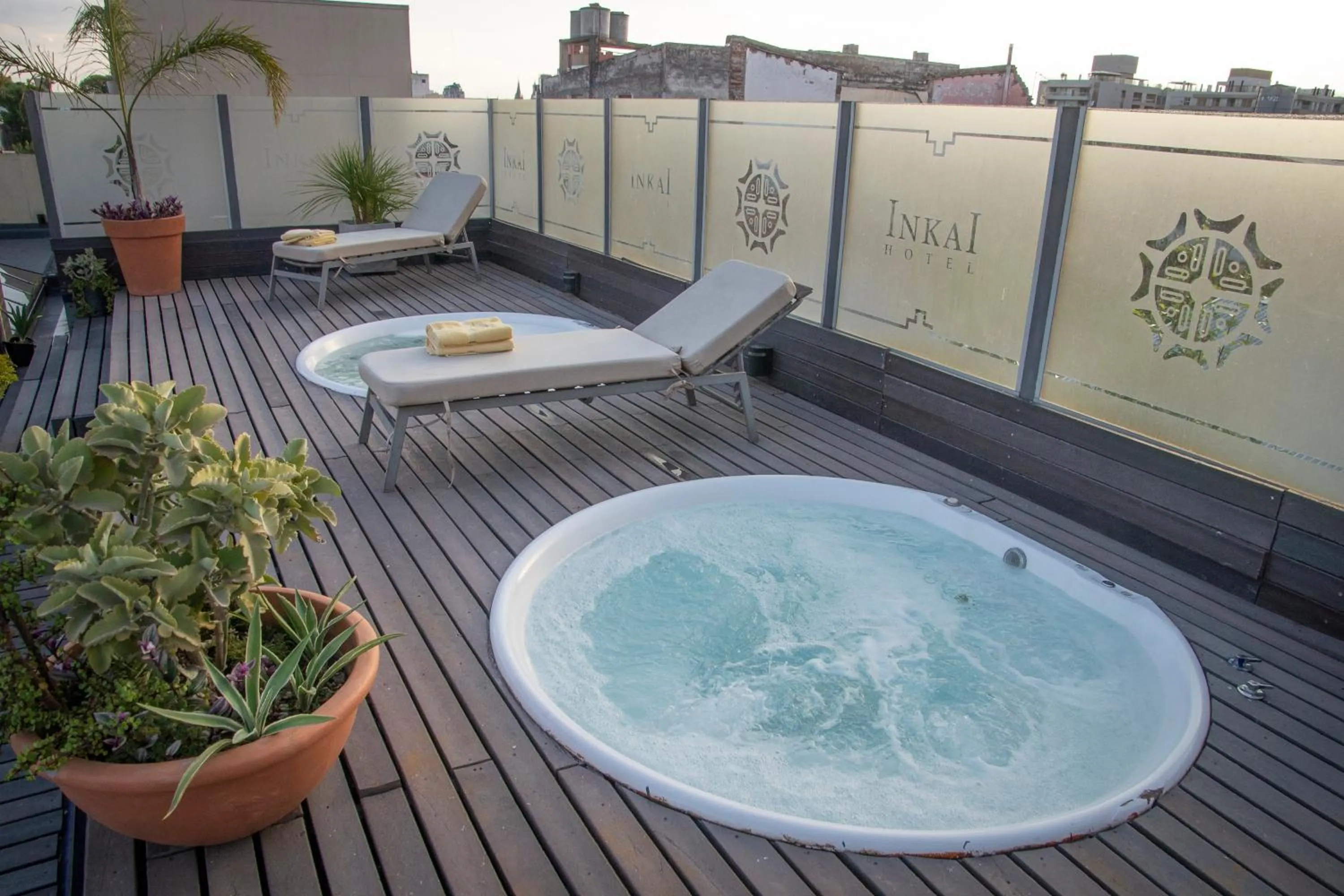 Hot Tub in Hotel Inkai