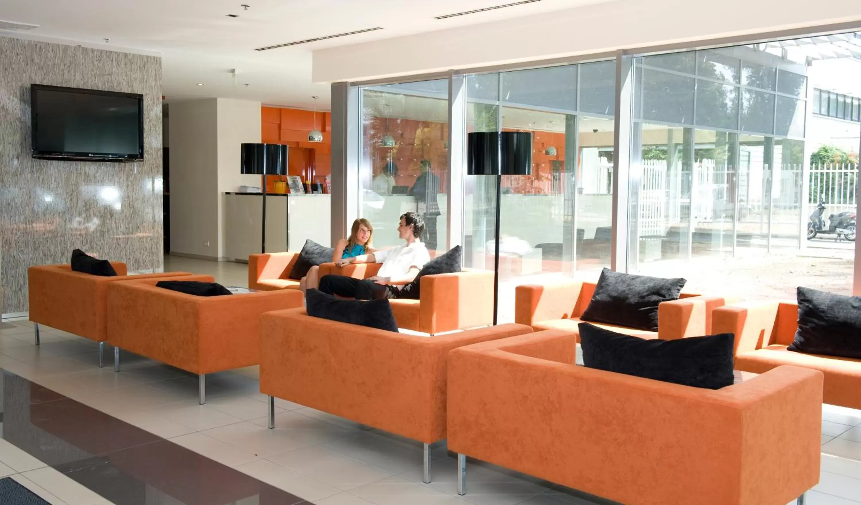 Lobby or reception, Lounge/Bar in Expo Congress Hotel