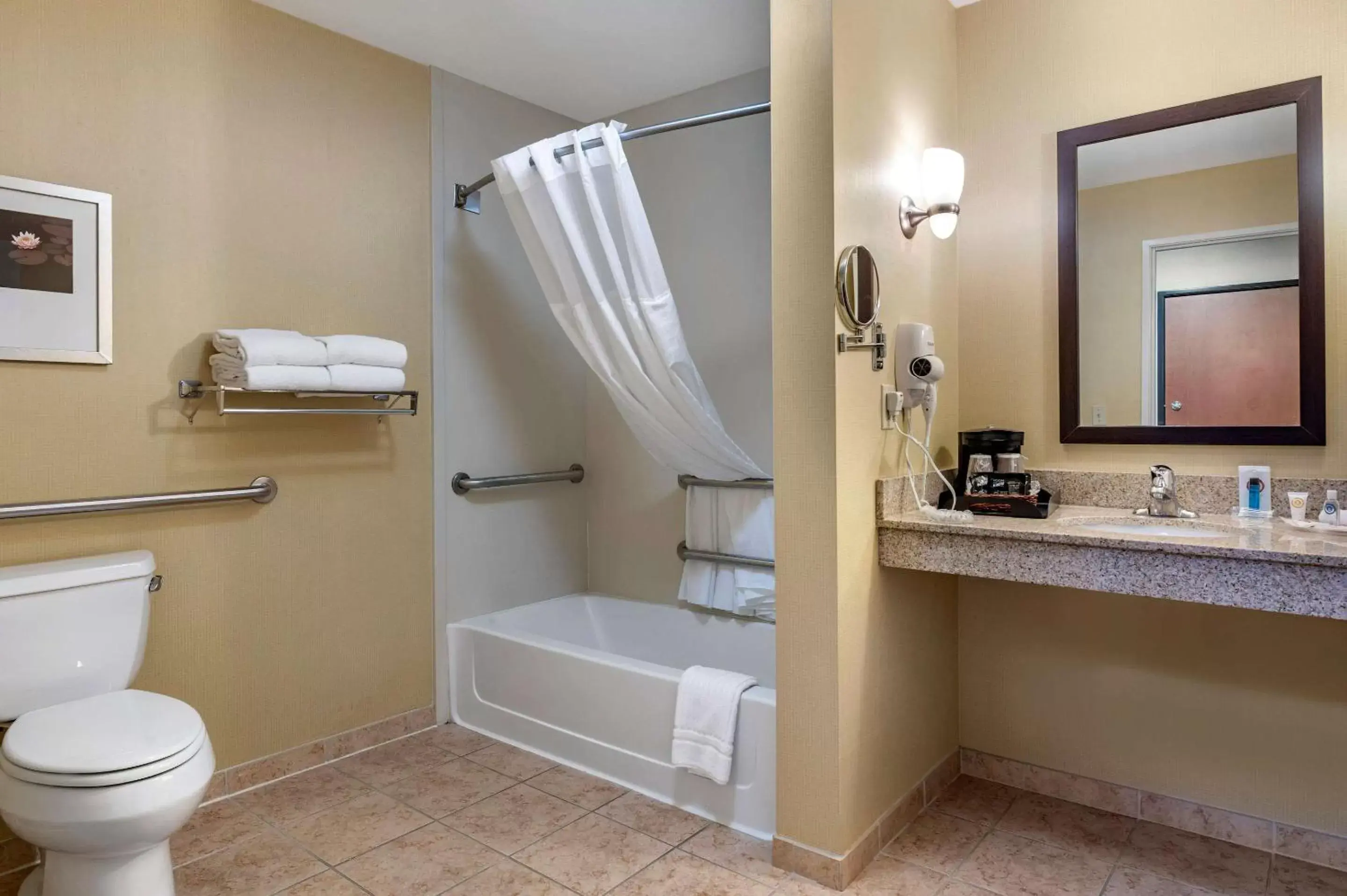 Photo of the whole room, Bathroom in Comfort Suites Urbana Champaign, University Area