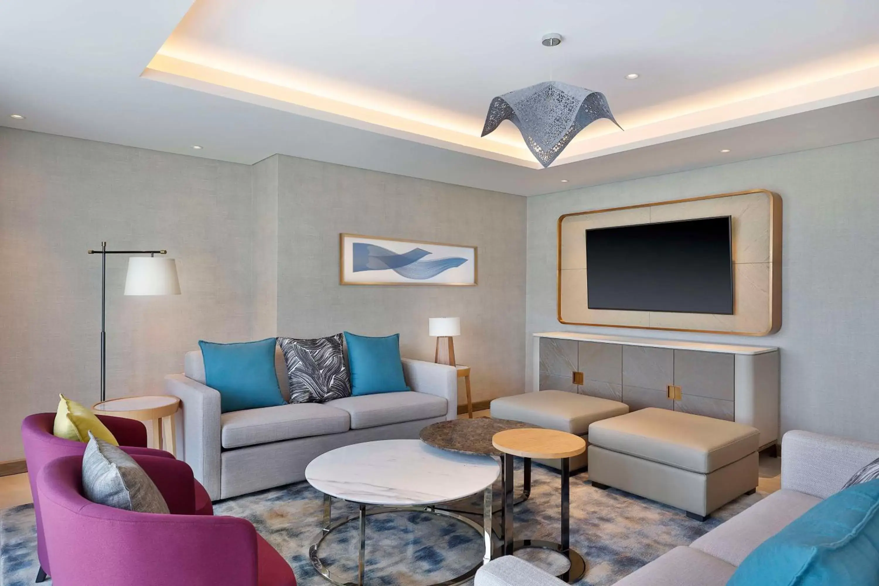 TV and multimedia, Seating Area in Hilton Abu Dhabi Yas Island