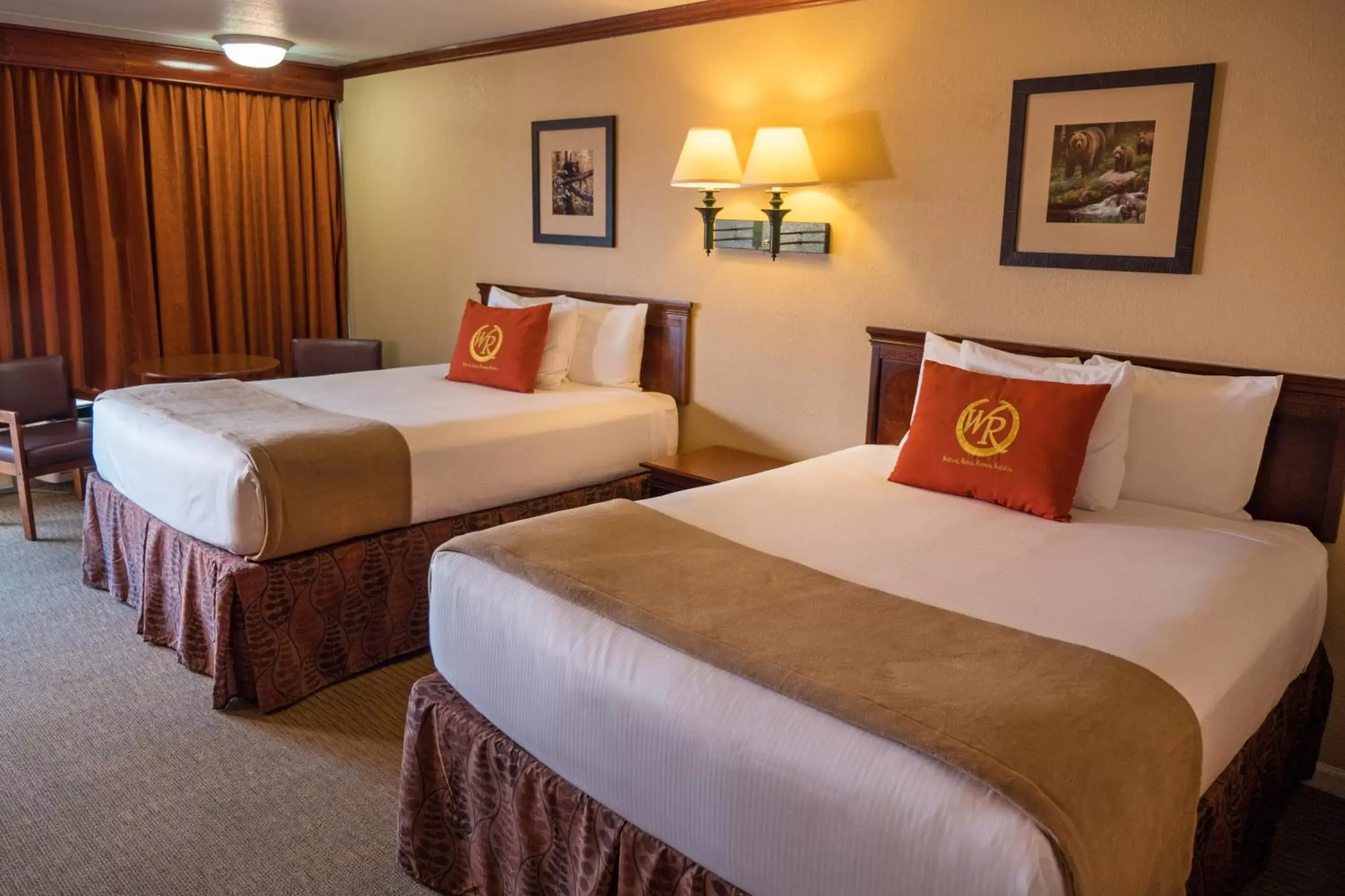 Double Queen Poolside Guestroom in Wild Bear Inn Double Queen Poolside Guestroom in Wild Bear Inn