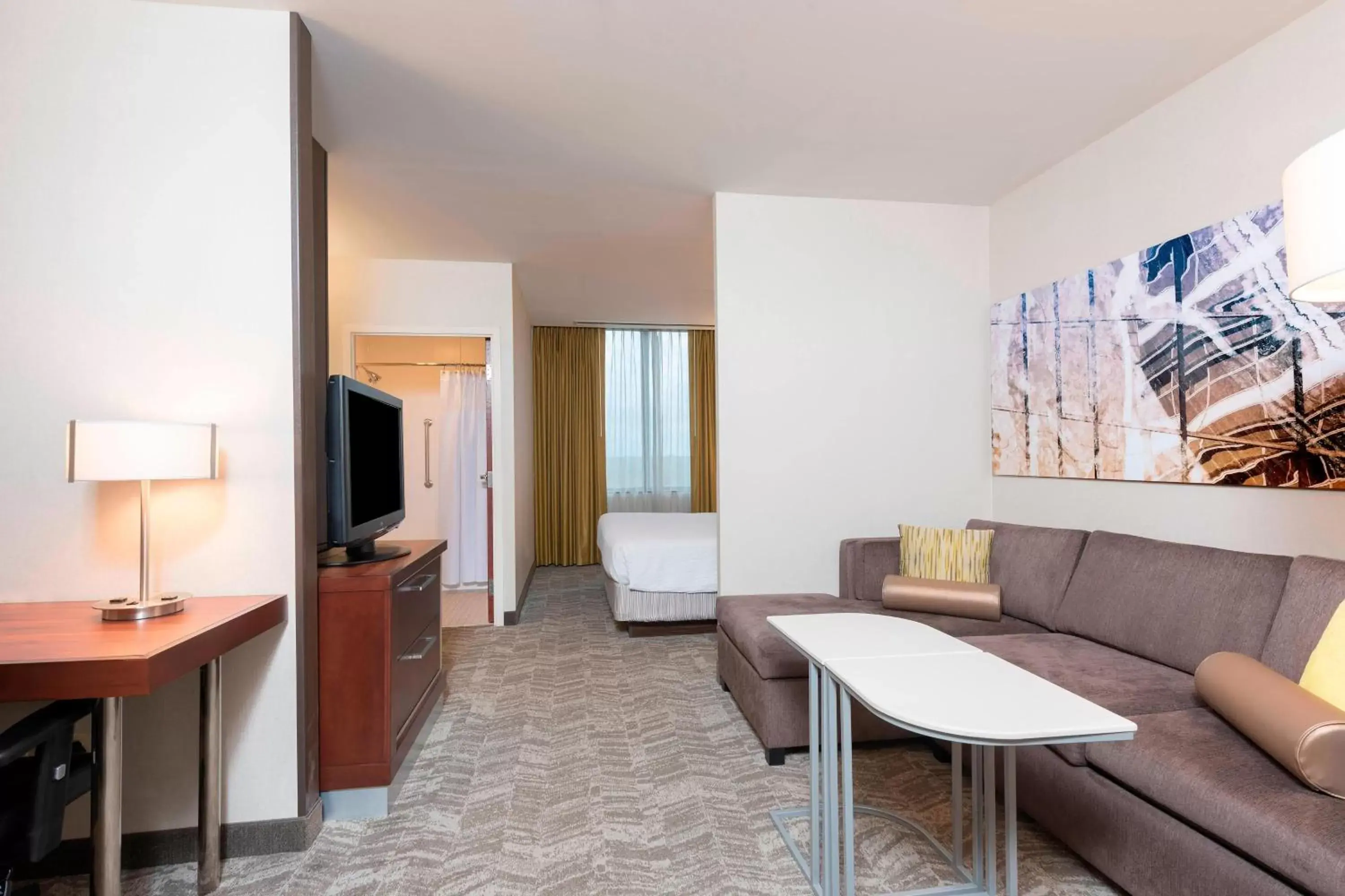 Photo of the whole room, Seating Area in SpringHill Suites by Marriott Chicago O'Hare