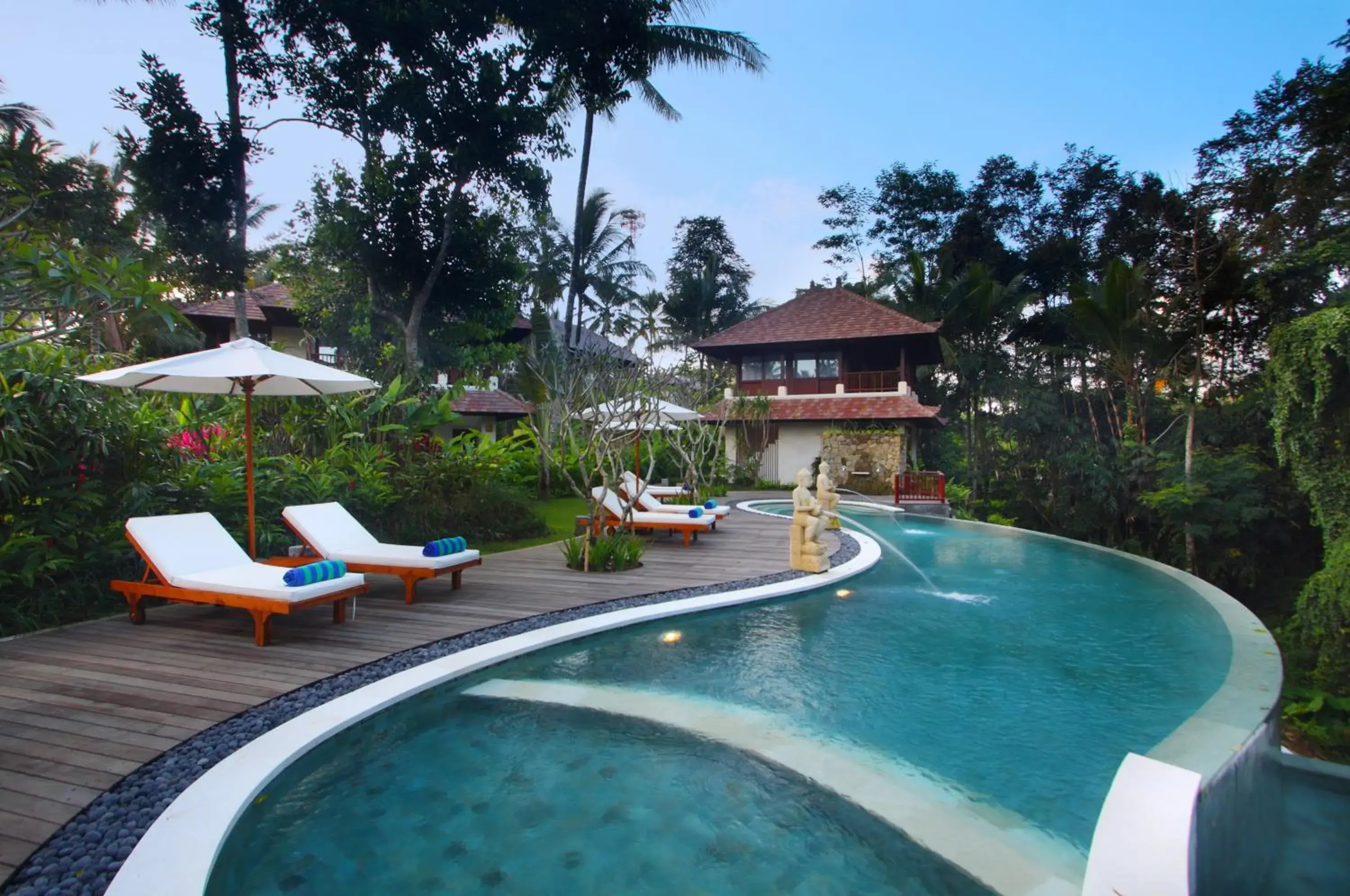 Patio, Swimming Pool in BeingSattvaa Luxury Ubud - CHSE Certified