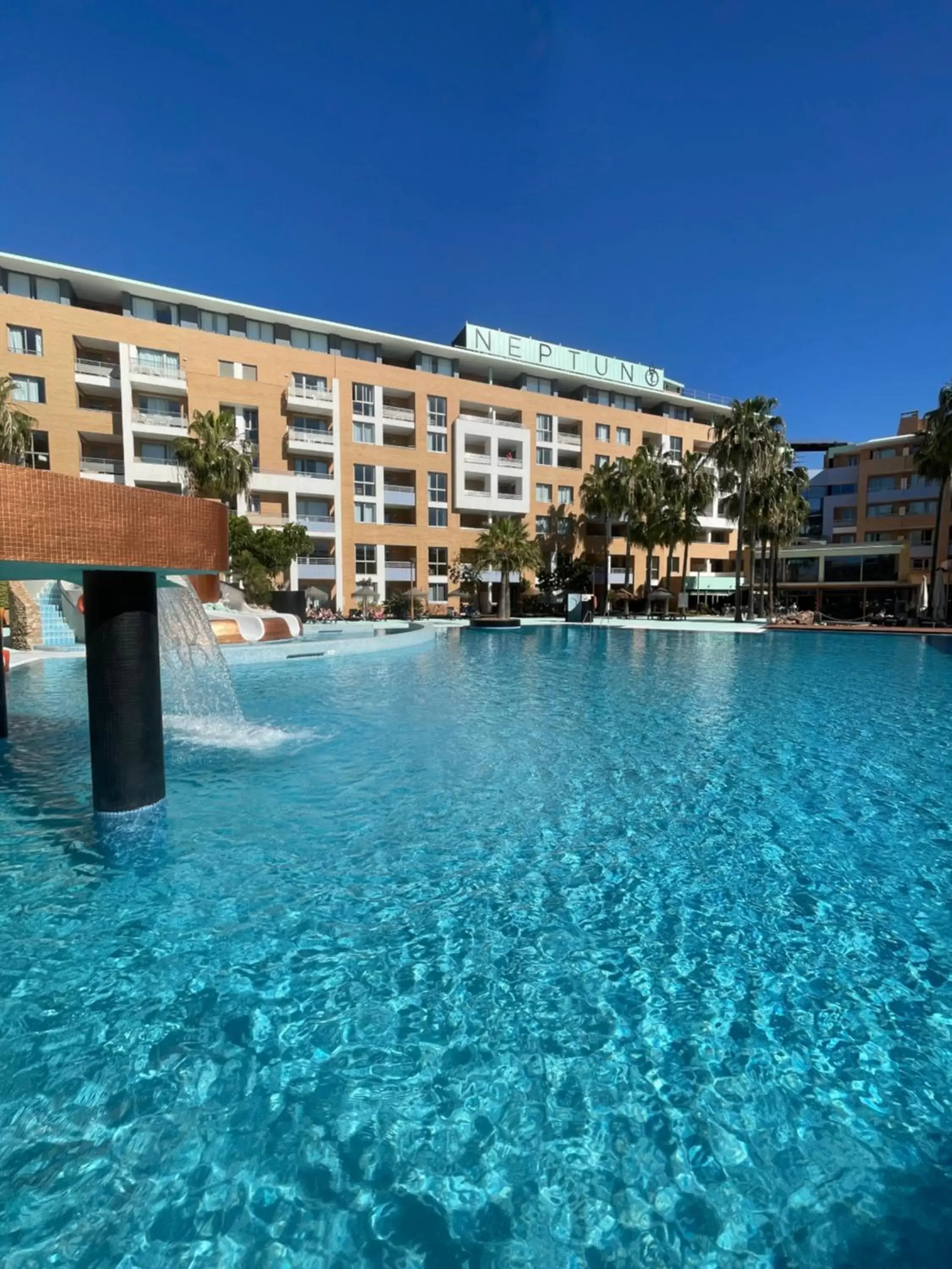 Swimming pool, Property Building in Hotel Neptuno by ON GROUP