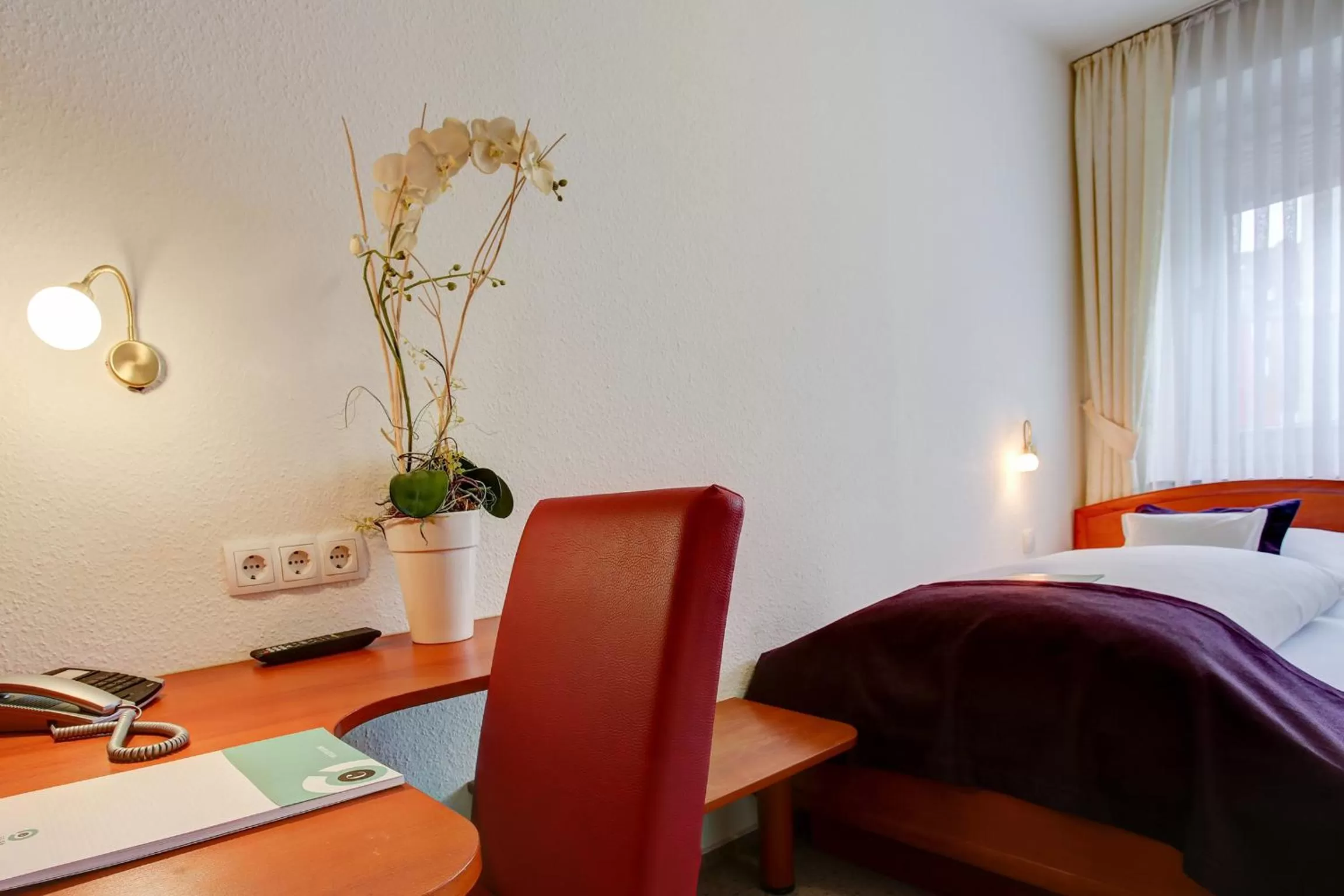 Decorative detail, Bed in Hotel Consul