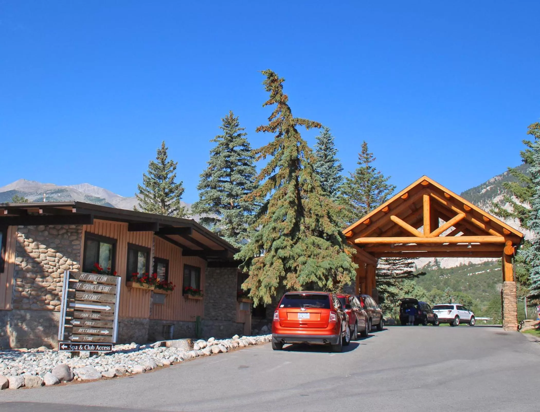 Property building in Mount Princeton Hot Springs Resort