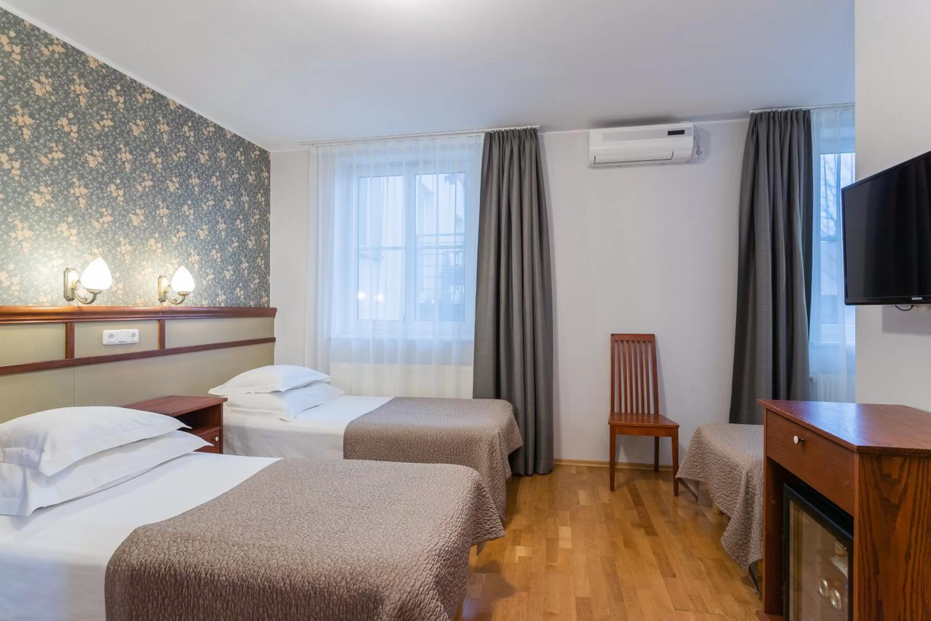 Bed in Hotel Villa Wesset