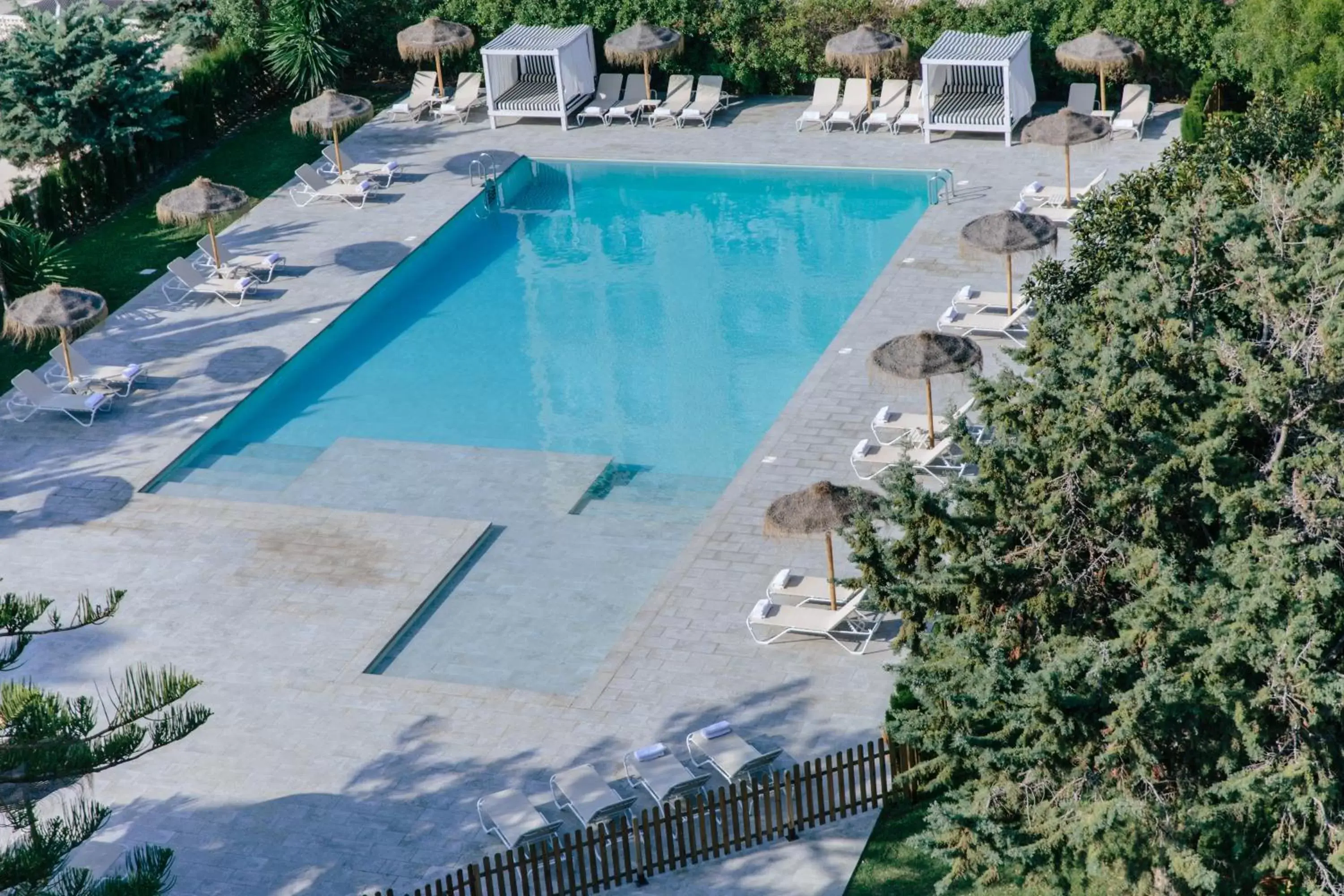 Garden, Pool View in Hotel Almirante