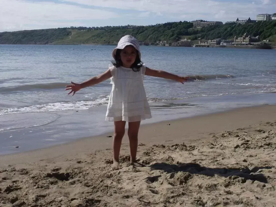 young children, Beach in Admiral Hotel