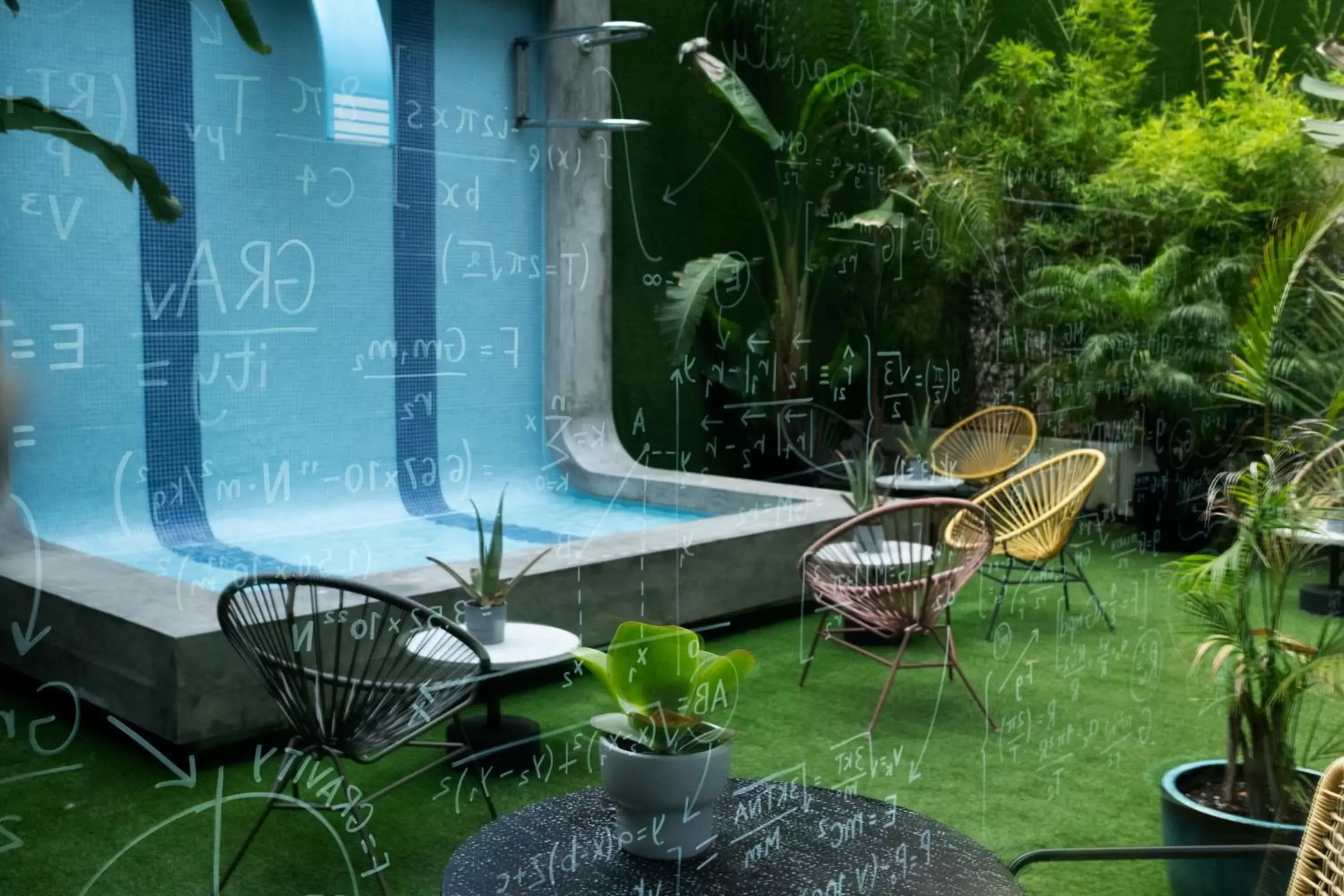 Swimming Pool in Chic & Basic Gravity