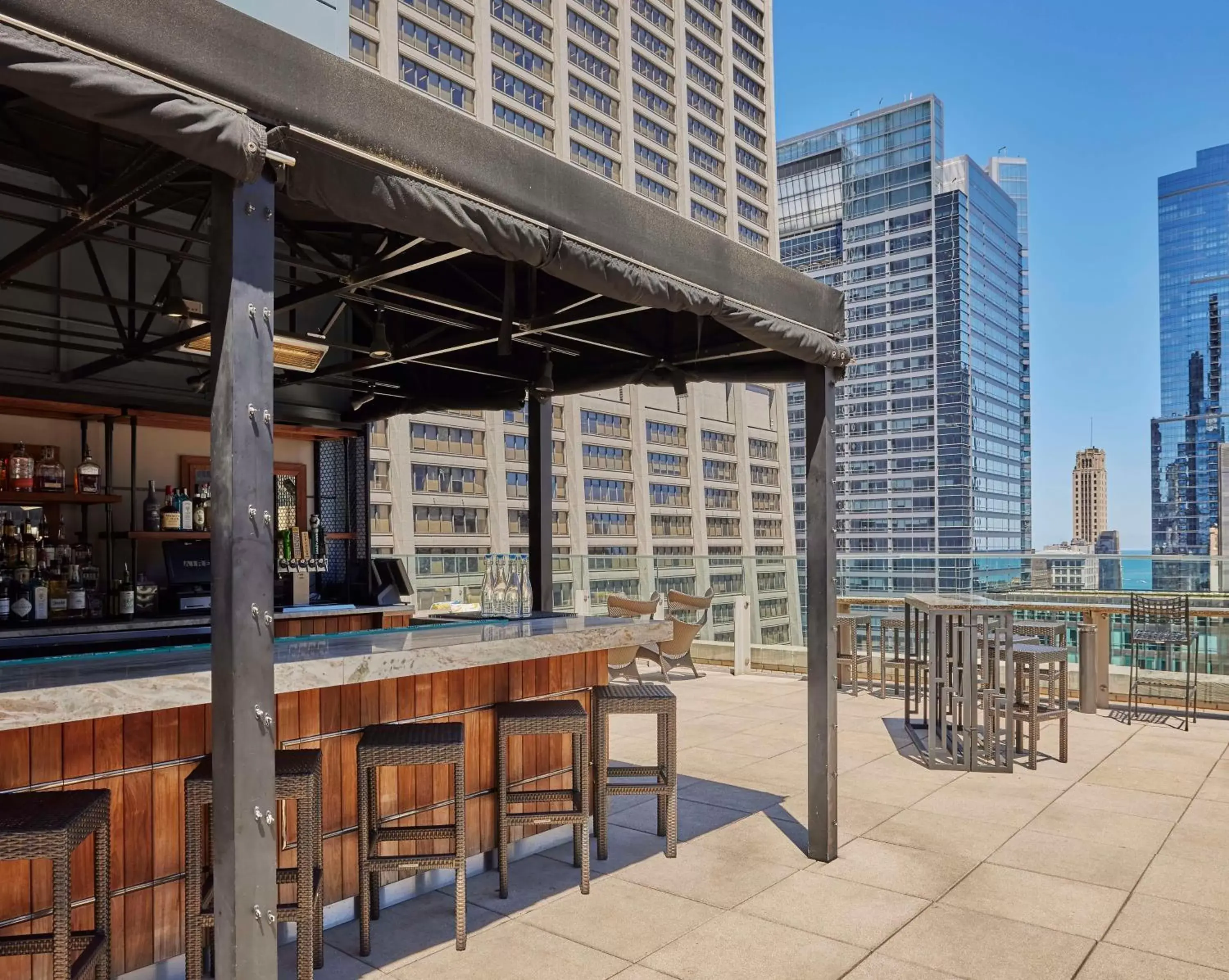 Pool view in Hyatt Centric The Loop Chicago