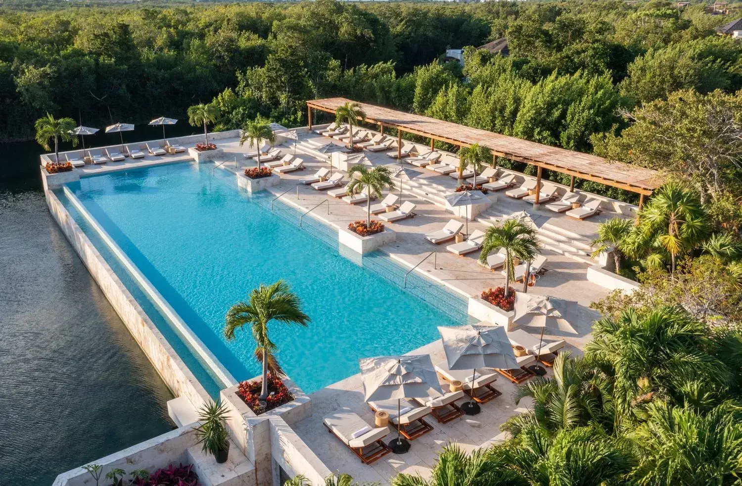 Swimming pool, Pool View in Fairmont Mayakoba Riviera Maya - All Inclusive