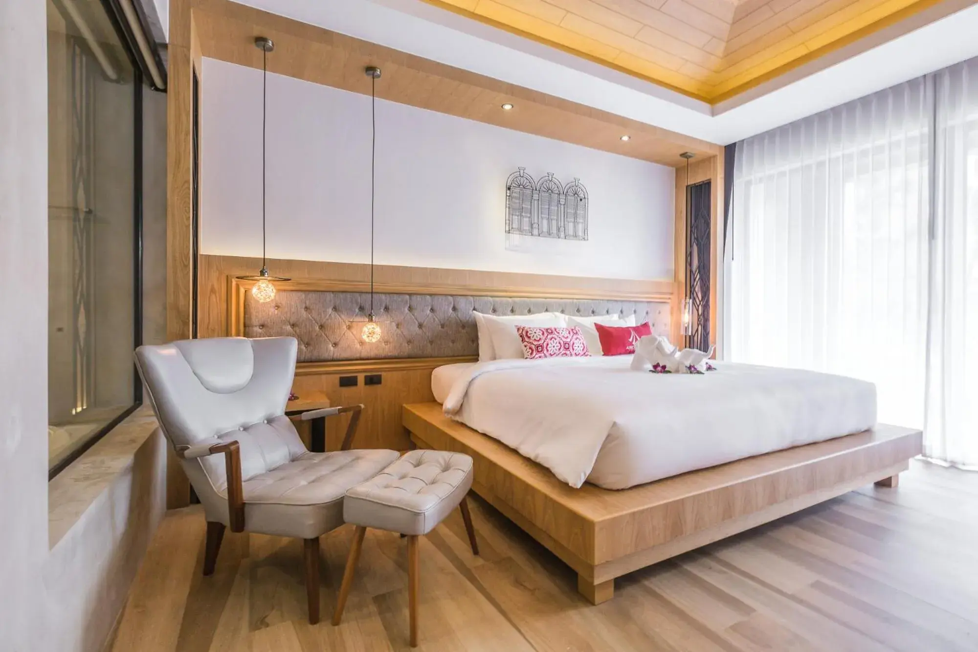 Bedroom, Bed in Aurico Kata Resort & Spa - SHA Extra Plus Bedroom, Bed in Aurico Kata Resort & Spa - SHA Extra Plus