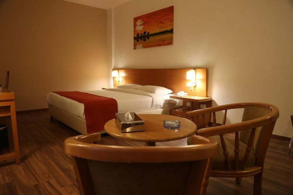 Bed in Caesar Hotel Ramallah