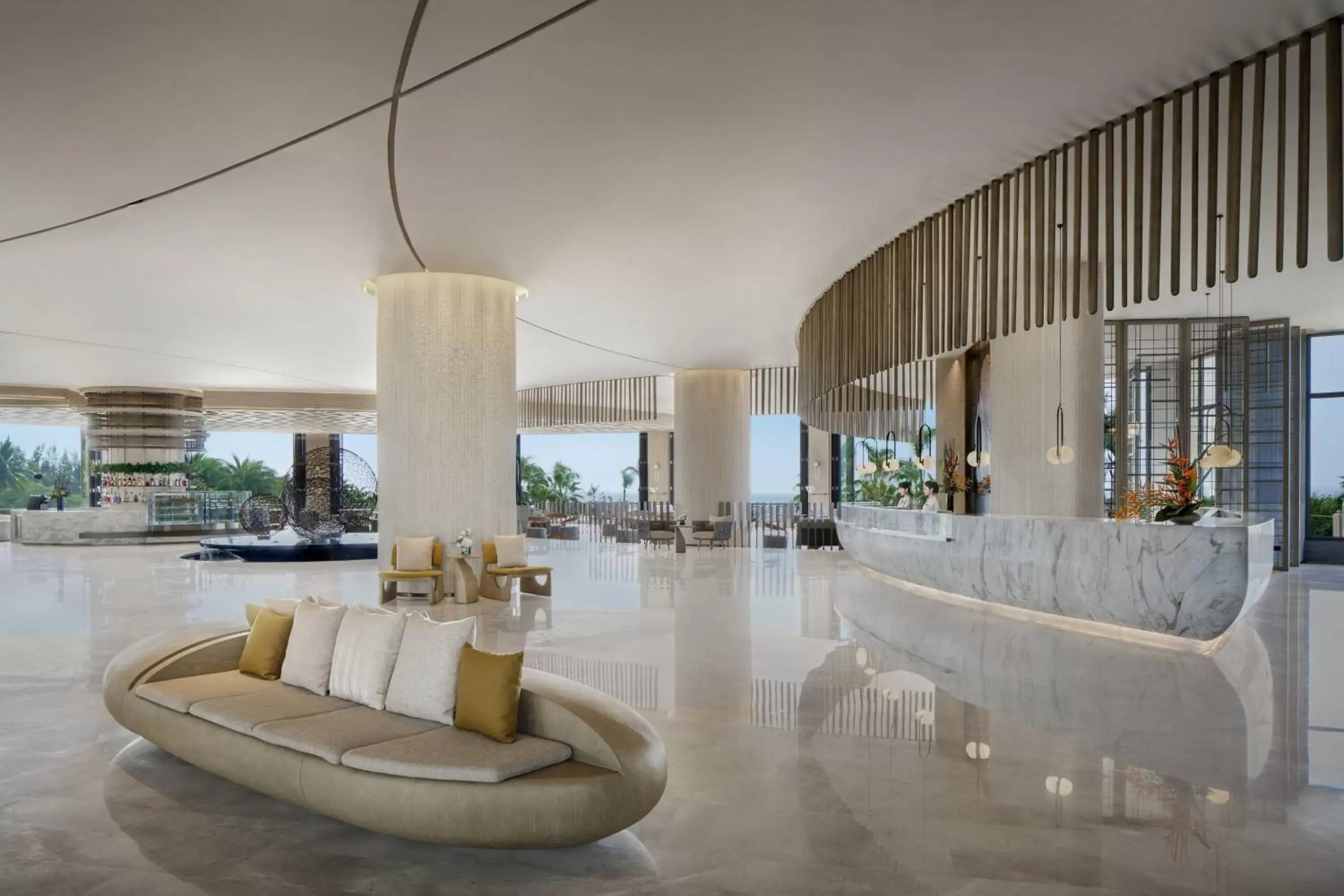 Lobby or reception in Sanya Marriott Yalong Bay Resort & Spa