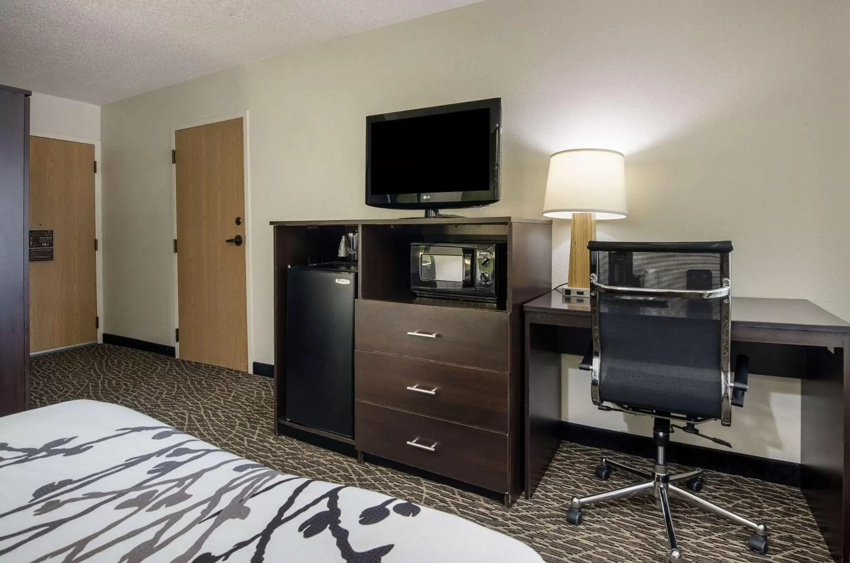 Bedroom, TV/Entertainment Center in Sleep Inn Hanes Mall